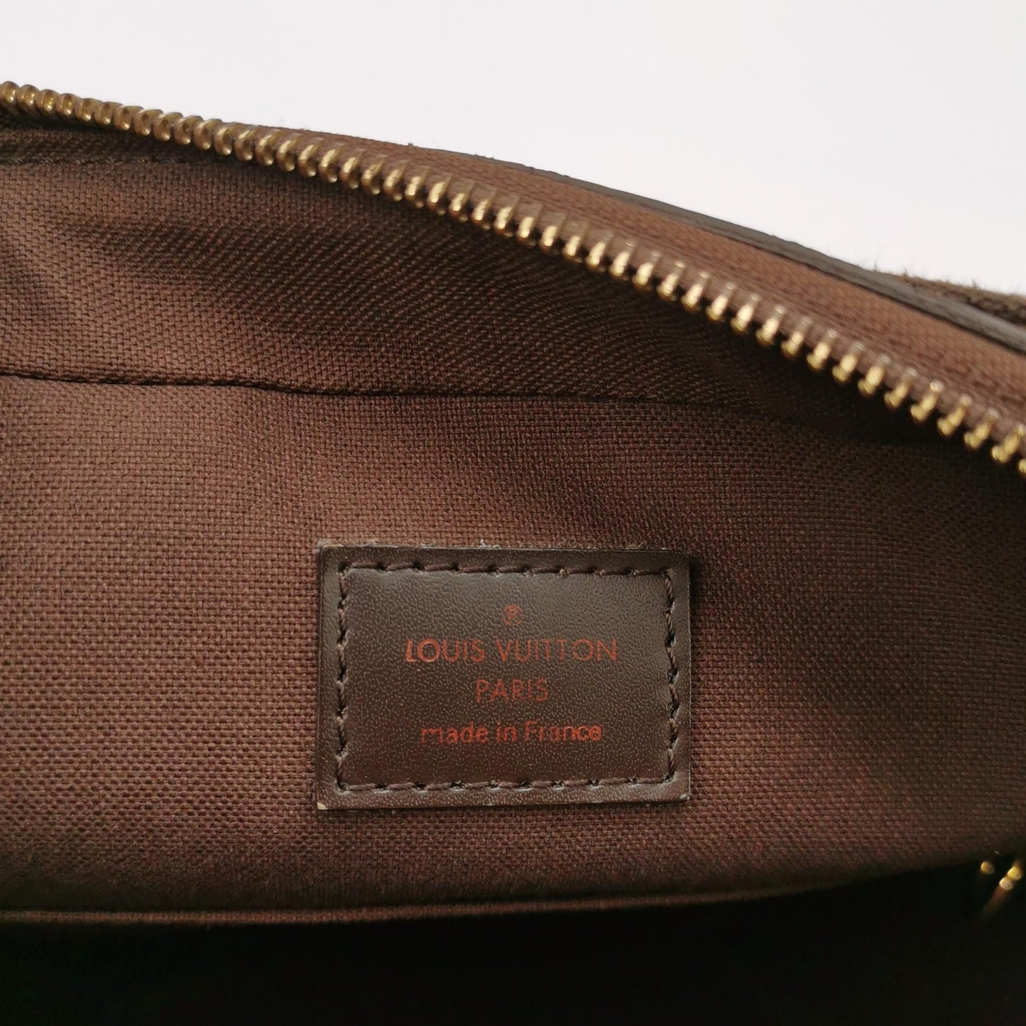 Preloved GLM-Olav Leather Checkerboard Messenger Bag 250407781138193