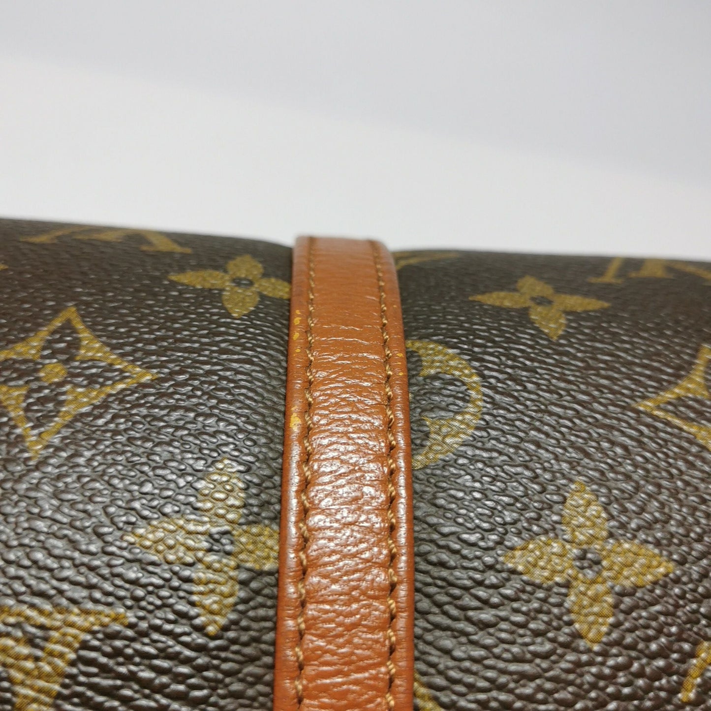 Preloved GLM-Papillon Large Monogram Canvas Round Barrel Handbag 250408781139813