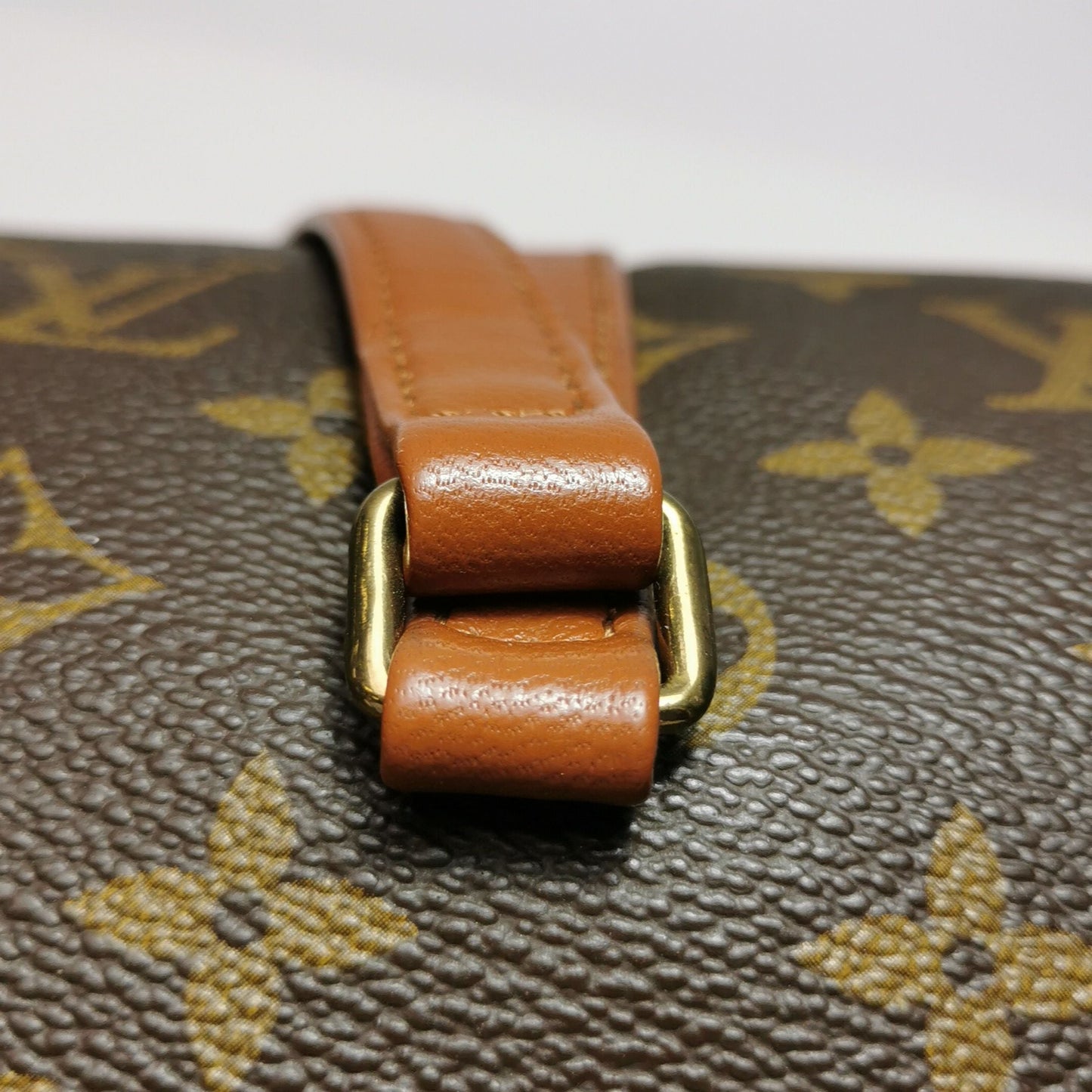 Preloved GLM-Papillon Large Monogram Canvas Round Barrel Handbag 250408781139813