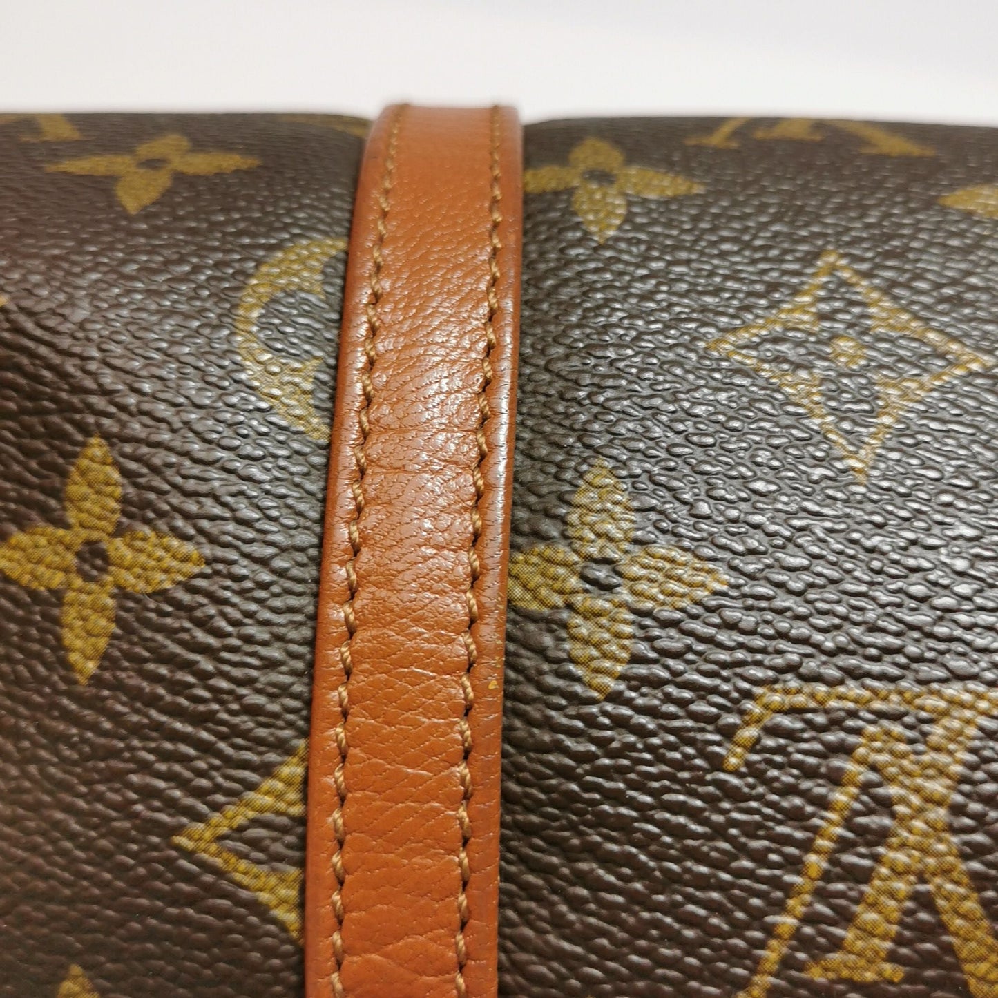 Preloved GLM-Papillon Large Monogram Canvas Round Barrel Handbag 250408781139813