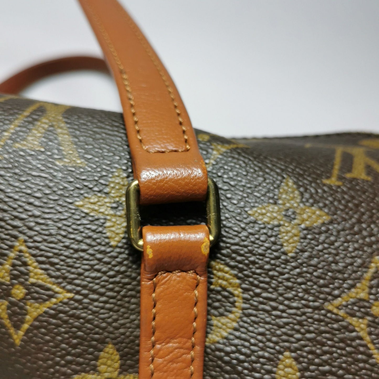 Preloved GLM-Papillon Large Monogram Canvas Round Barrel Handbag 250408781139813