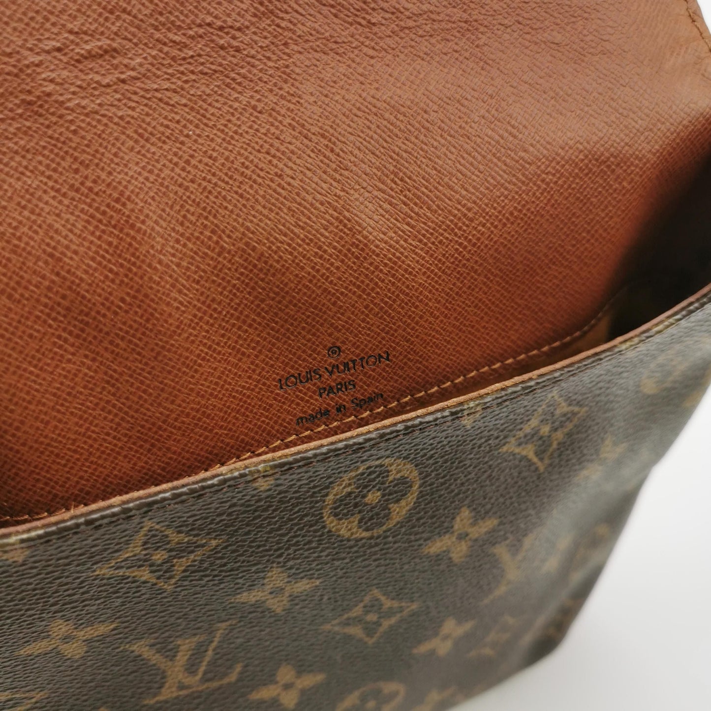 Preloved GLM-Musette Wangfei Bag Medium Monogram Print Flap  Shoulder Bag 250405781136111