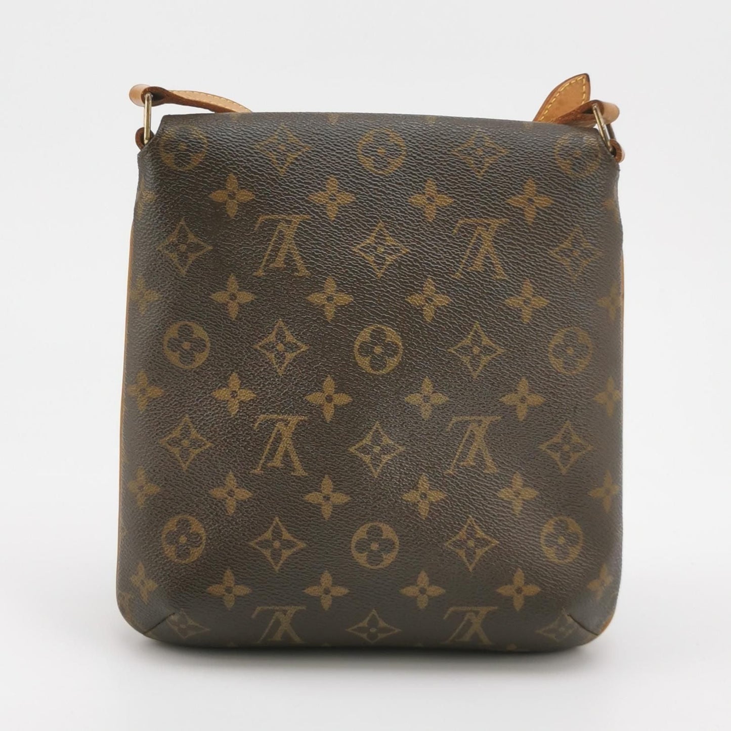 Preloved GLM-Musette Wangfei Bag Medium Monogram Print Flap  Shoulder Bag 250405781136111