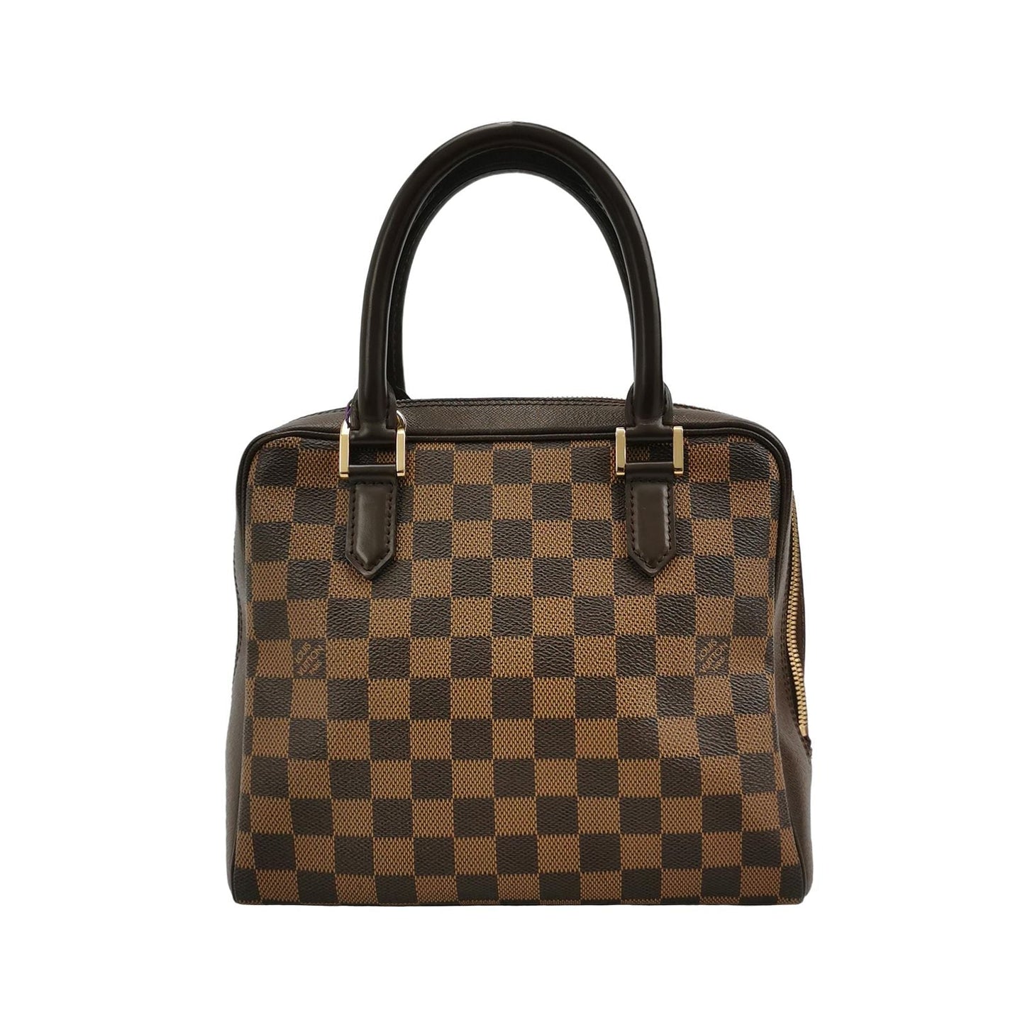 Preloved GLM-Brera Leather Checkered Box Bag Handbag 250405781135480
