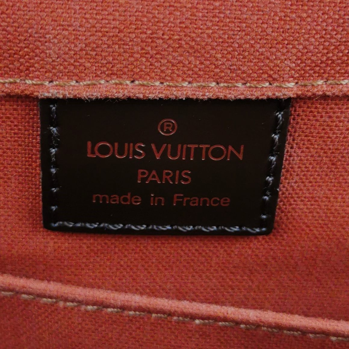 Preloved GLM-Bastille Leather Checkerboard Crossbody Shoulder Bag 250403781132823