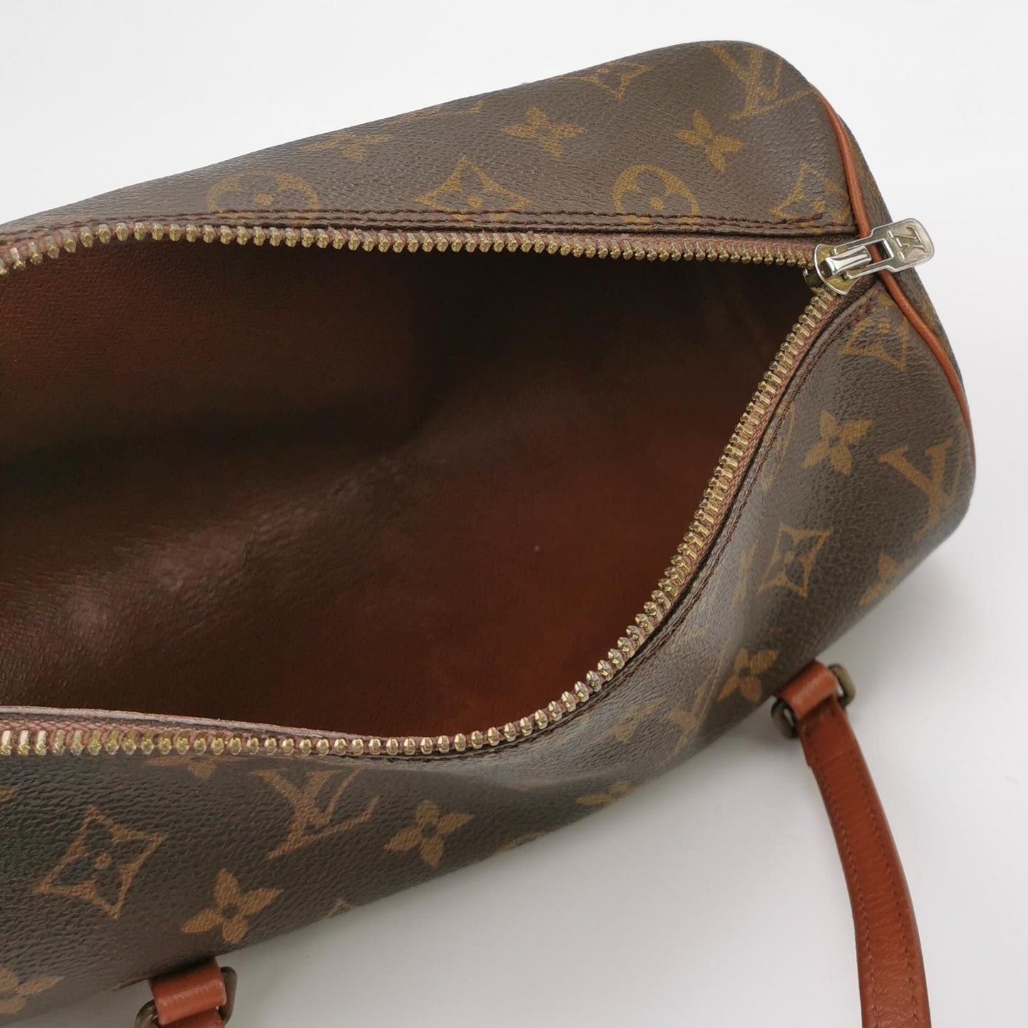 Preloved GLM-Papillon Medium Monogram Canvas  Round Handbag 250404781134651