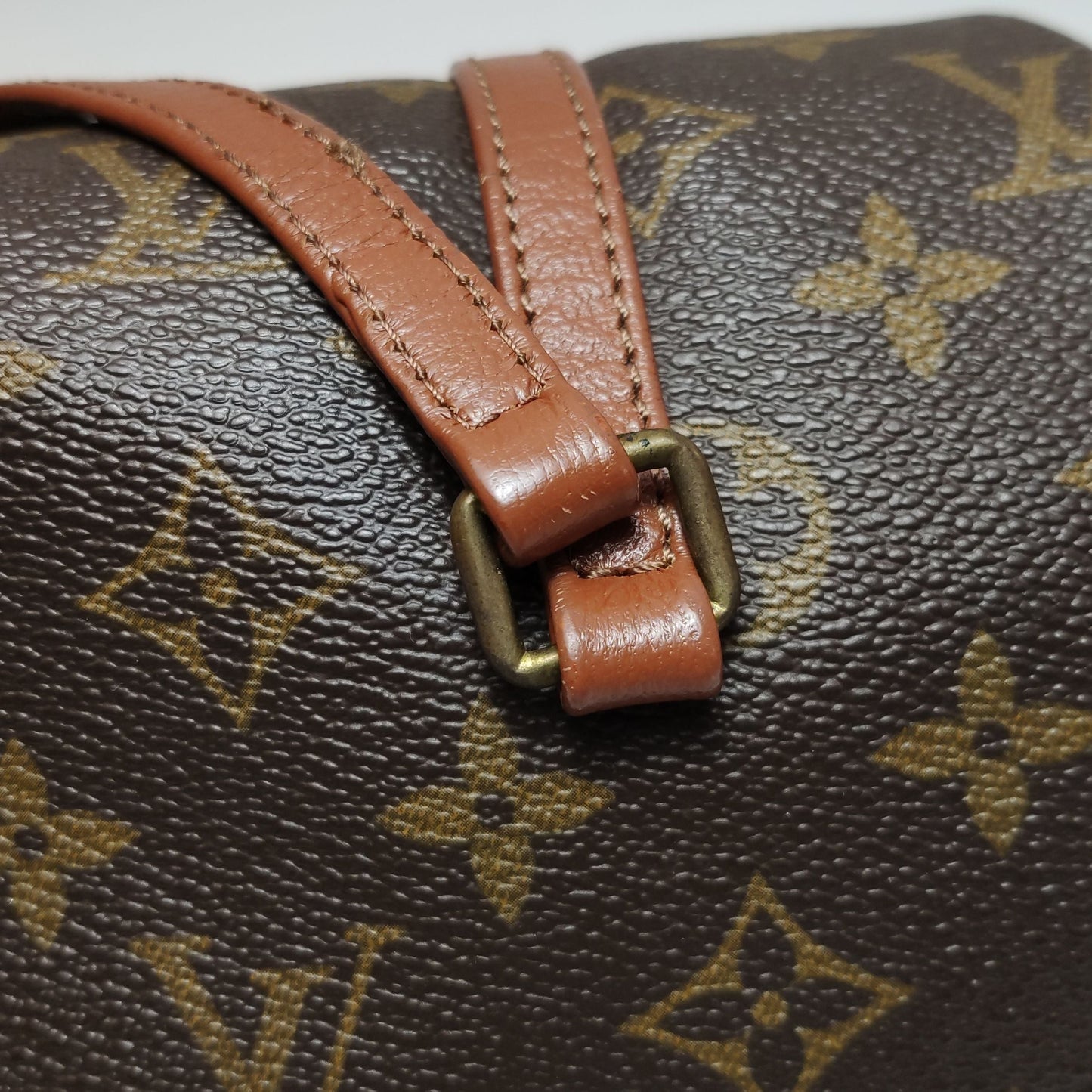 Preloved GLM-Papillon Medium Monogram Canvas  Round Handbag 250404781134651