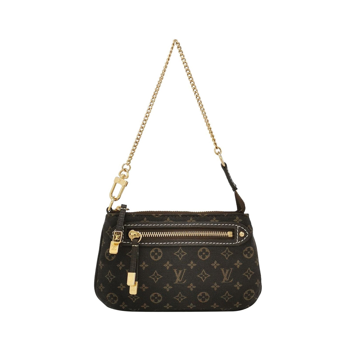 Preloved GLM-Monogram Canvas Zipper Handbag 250405781136086