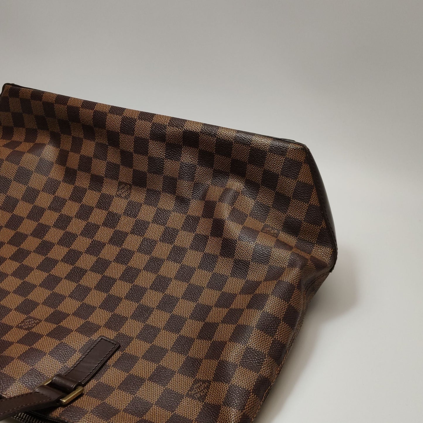 Preloved GLM-Checkered Zipper Shoulder Bag 250402781132001