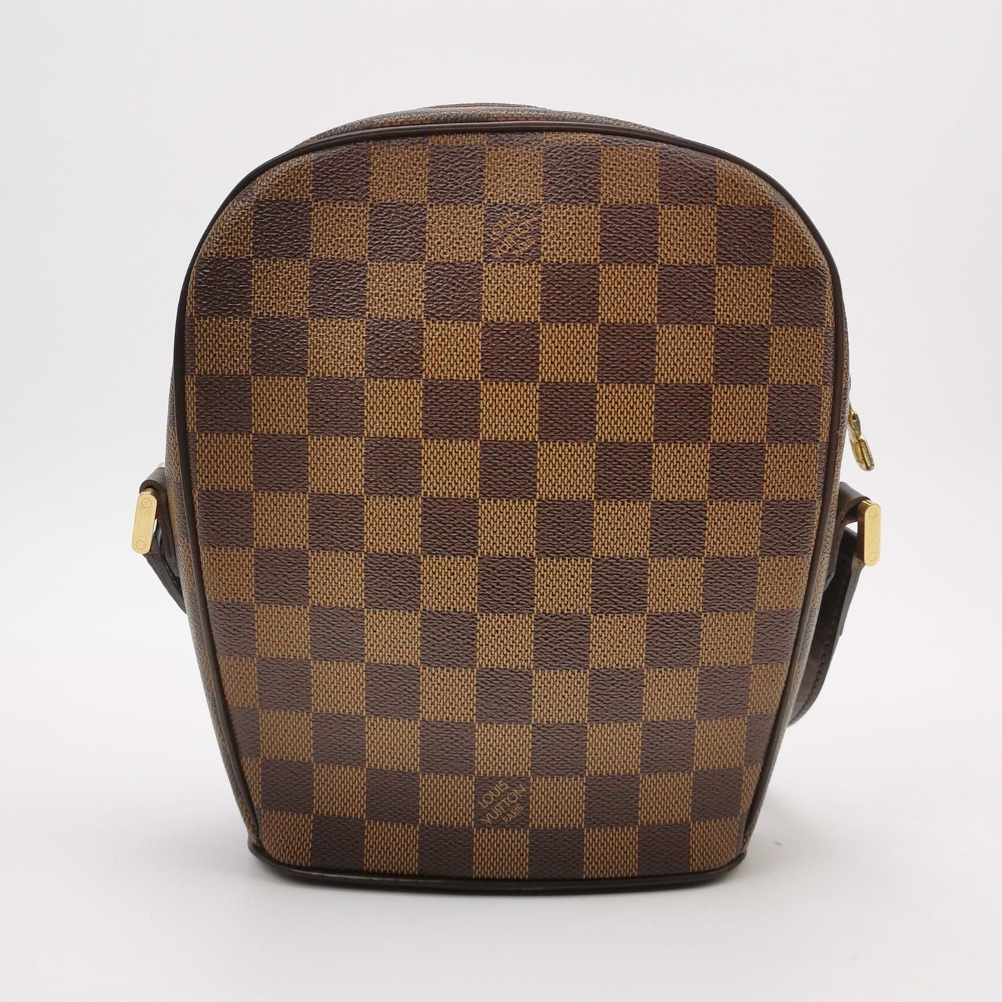 Preloved GLM-Ipanema Leather Checkerboard Apple Crossbody Shoulder Bag 250401781130333