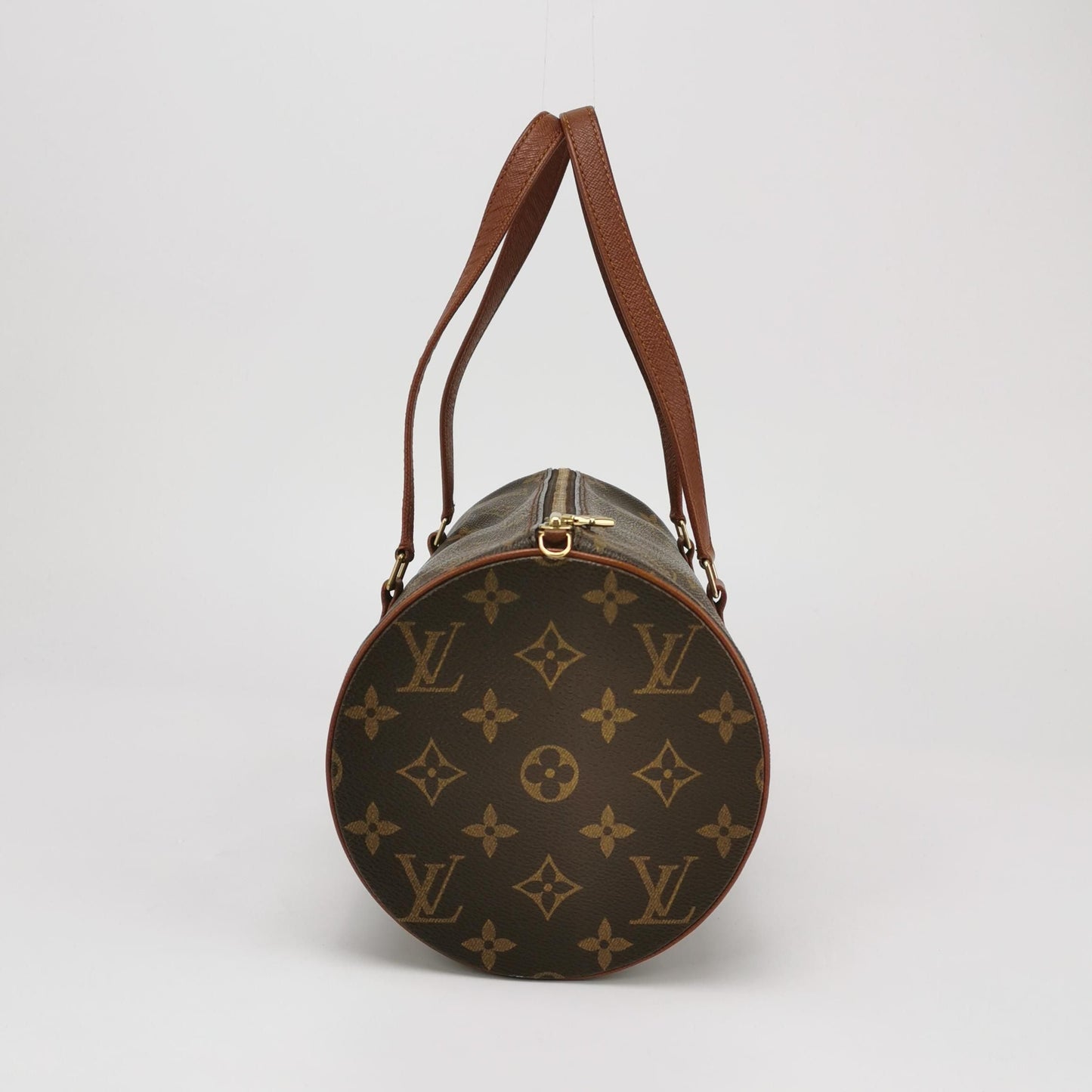 Preloved GLM-Papillon Large Monogram Canvas Round Barrel Bag 250331781129053
