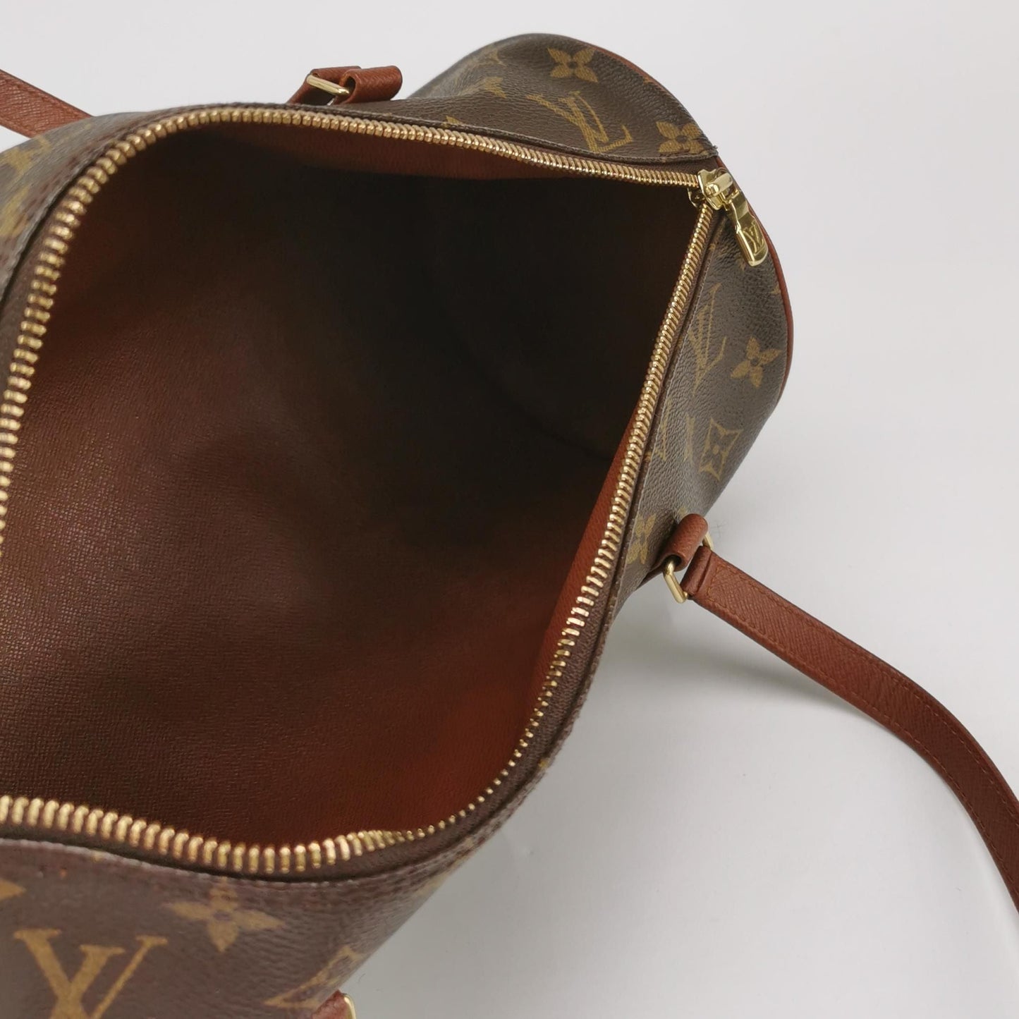 Preloved GLM-Papillon Large Monogram Canvas Round Barrel Bag 250331781129053