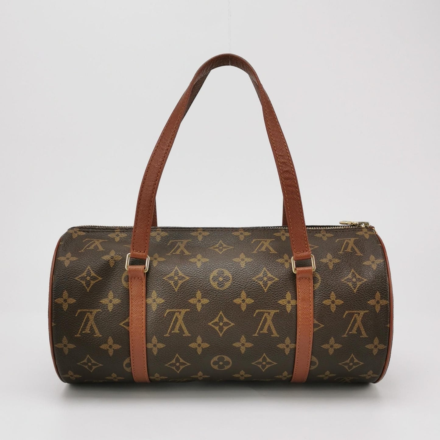 Preloved GLM-Papillon Large Monogram Canvas Round Barrel Bag 250331781129053