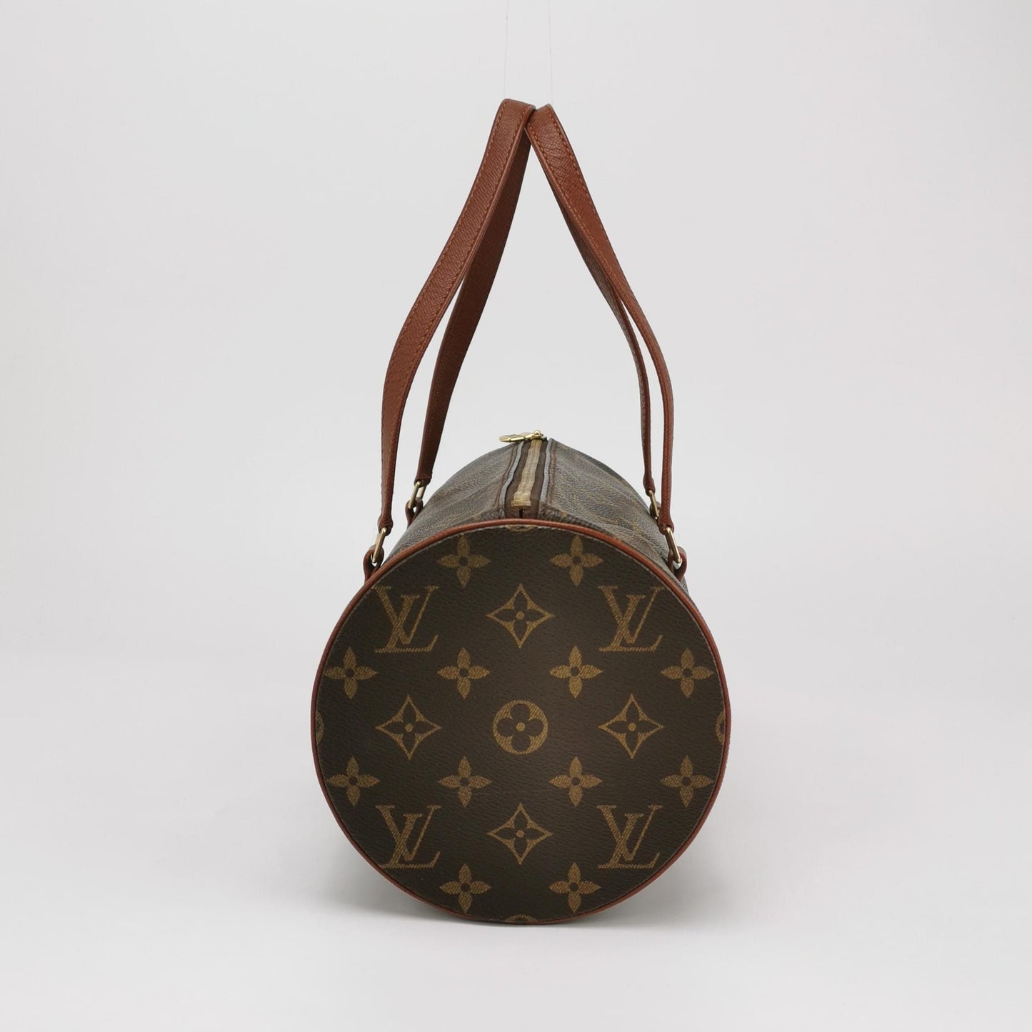 Preloved GLM-Papillon Large Monogram Canvas Round Barrel Bag 250331781129053