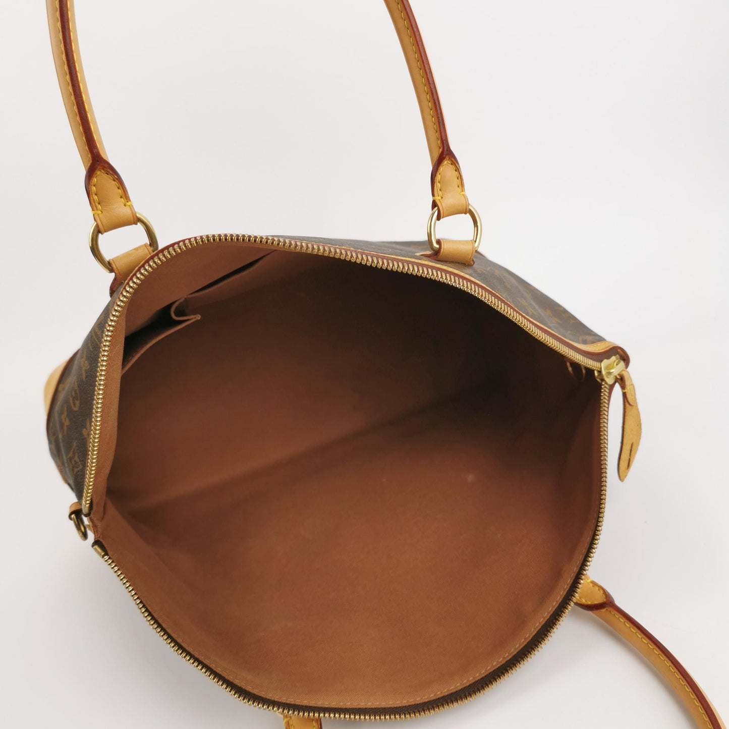 Preloved GLM-Lockit Vegetable Tanned Monogram Print Shell Bag Handbag 250331781129063