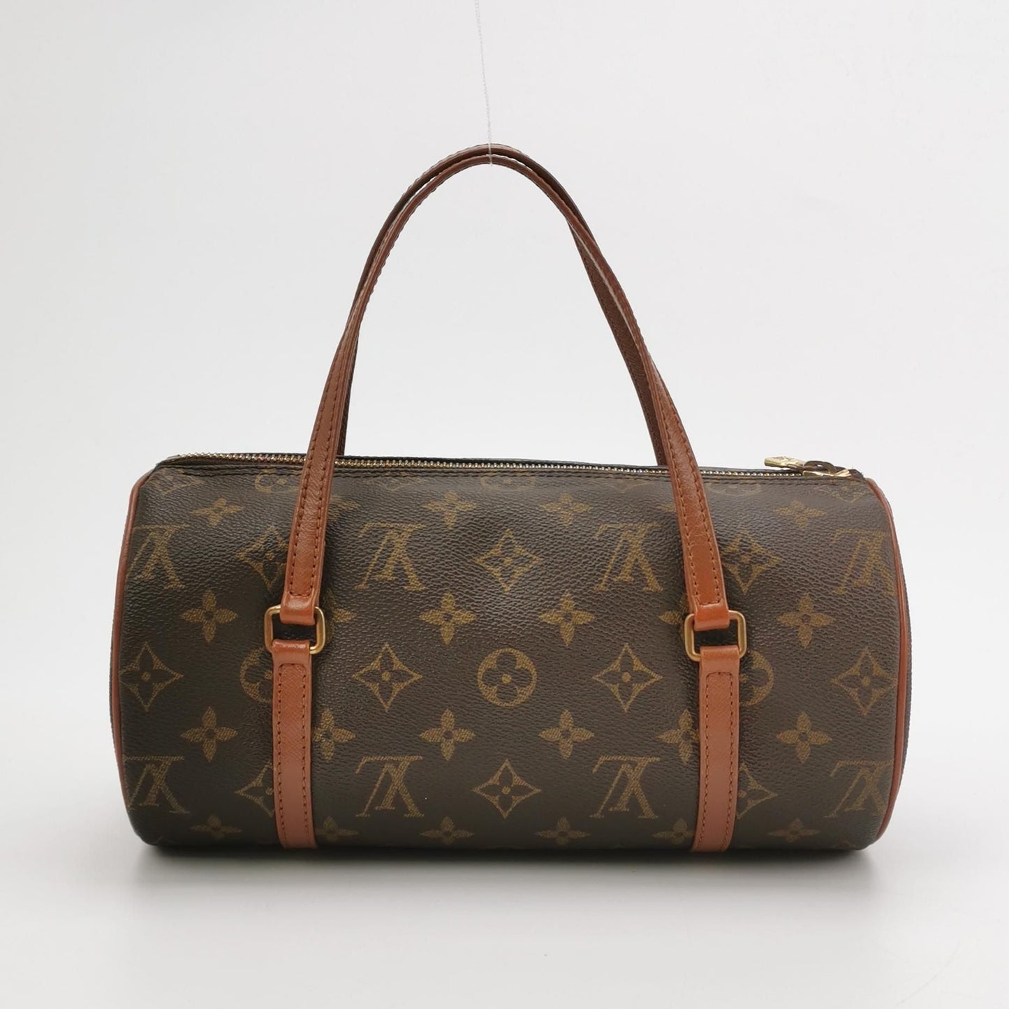Preloved GLM-Papillon Medium Monogram Canvas  Round Bag Handbag 250328781124458