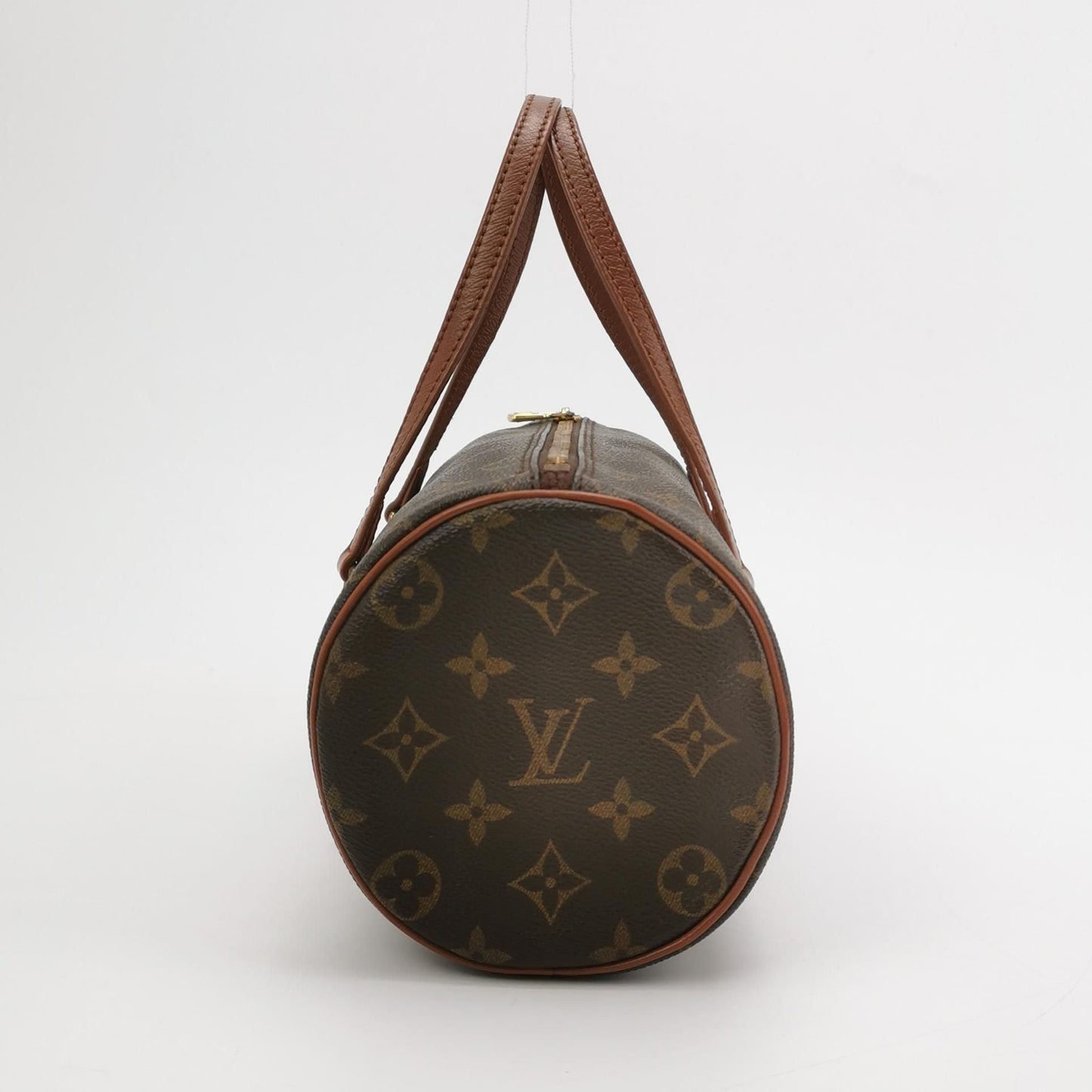 Preloved GLM-Papillon Medium Monogram Canvas  Round Bag Handbag 250328781124458