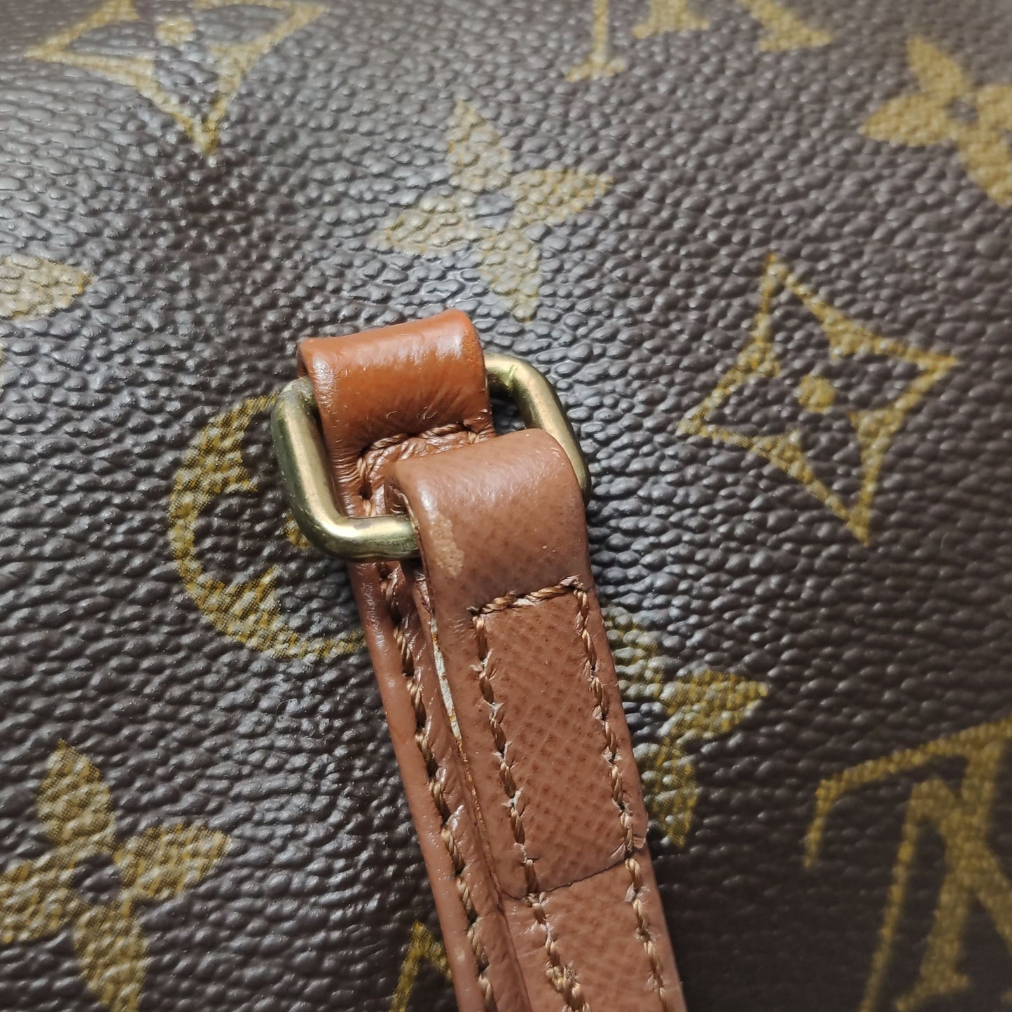 Preloved GLM-Papillon Medium Monogram Canvas  Round Bag Handbag 250328781124458