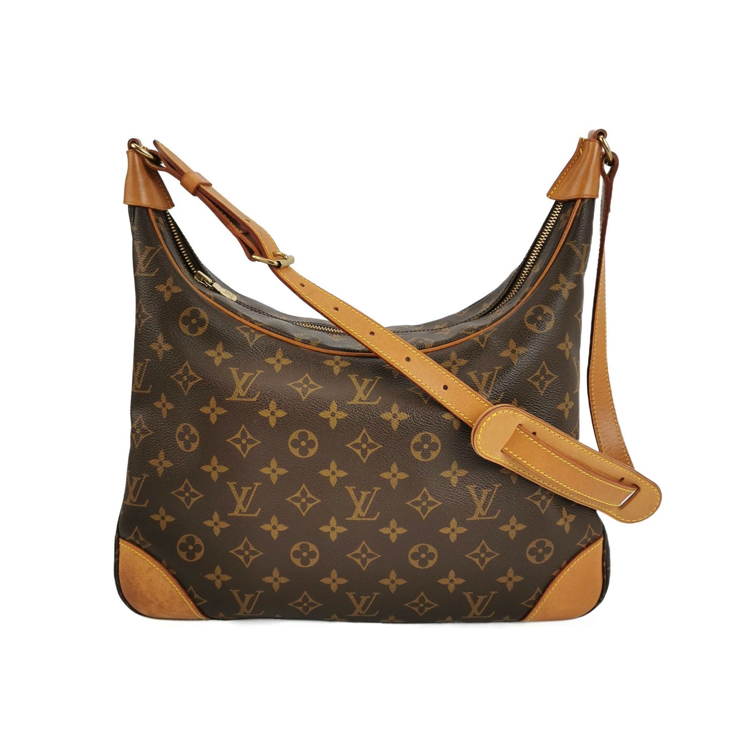 Preloved GLM-Boulogne Large Monogram Print Calfskin  Shoulder Bag 250328781124530