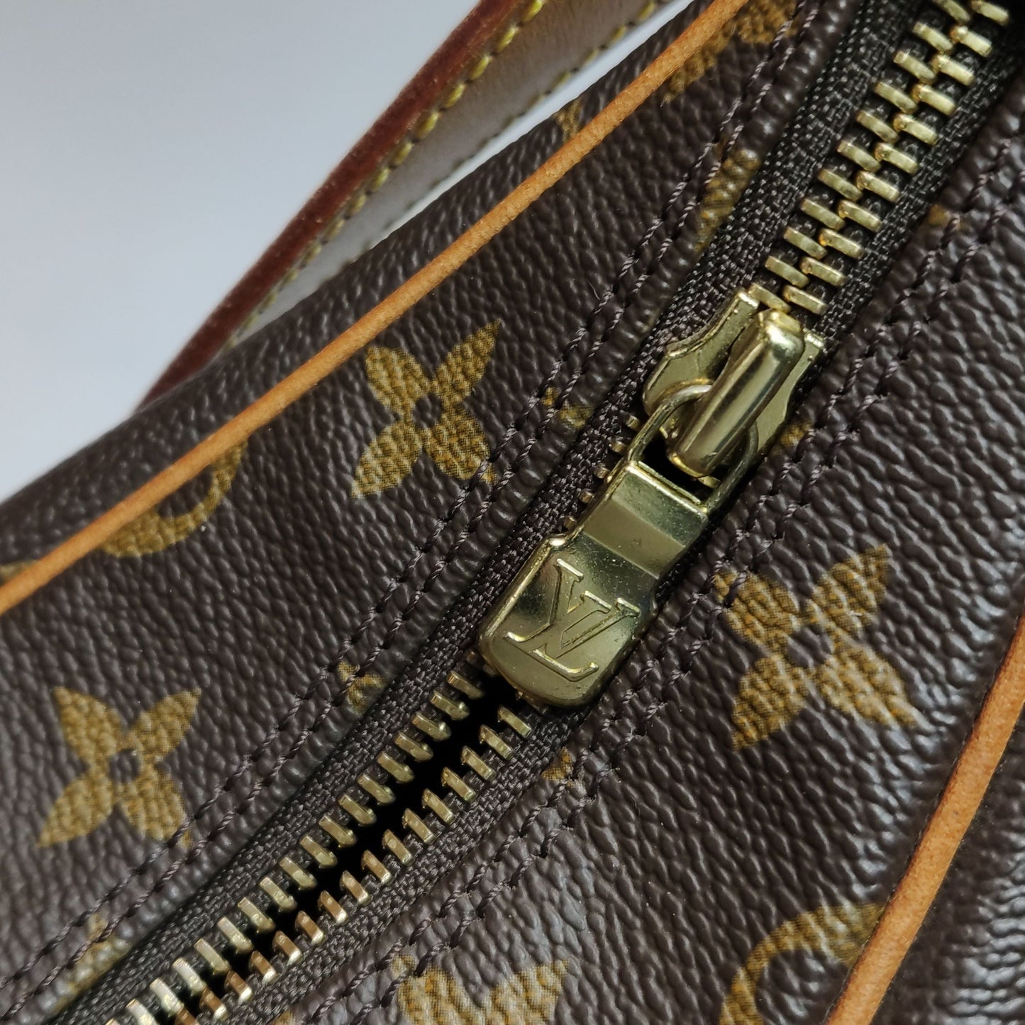 Preloved GLM-Boulogne Large Monogram Print Calfskin  Shoulder Bag 250328781124530