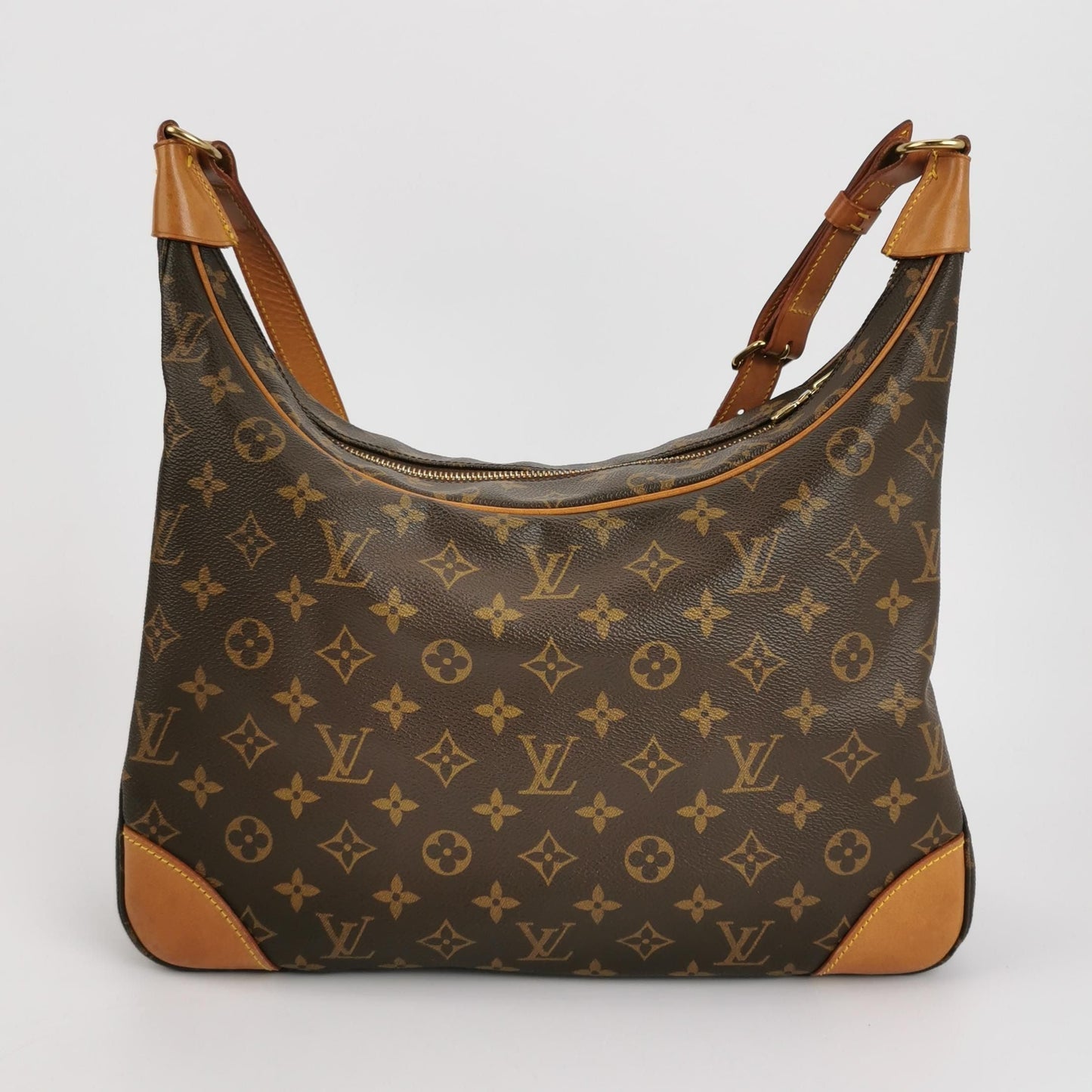 Preloved GLM-Boulogne Large Monogram Print Calfskin  Shoulder Bag 250328781124530