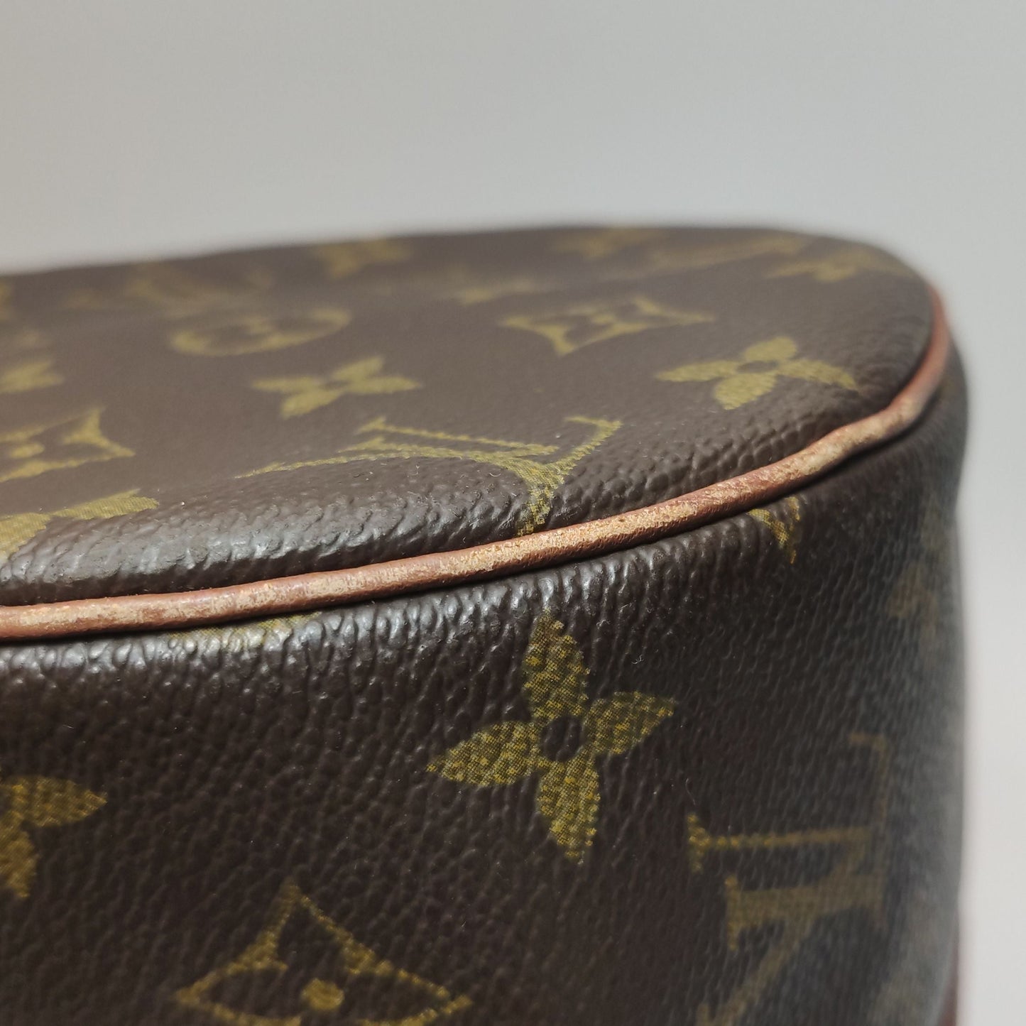 Preloved GLM-Papillon Large Monogram Print  Cylinder Handbag 250325781120180