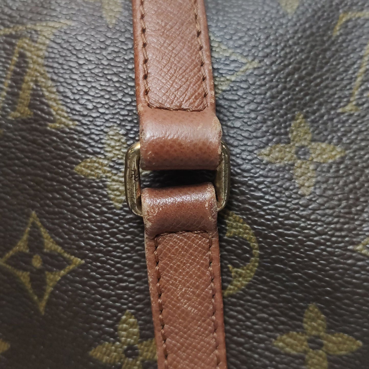 Preloved GLM-Papillon Large Monogram Print  Cylinder Handbag 250325781120180