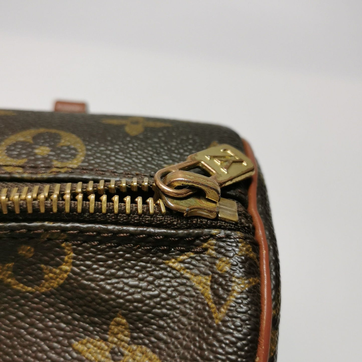 Preloved GLM-Papillon Medium Monogram Canvas  Round Barrel Handbag 250327781123160