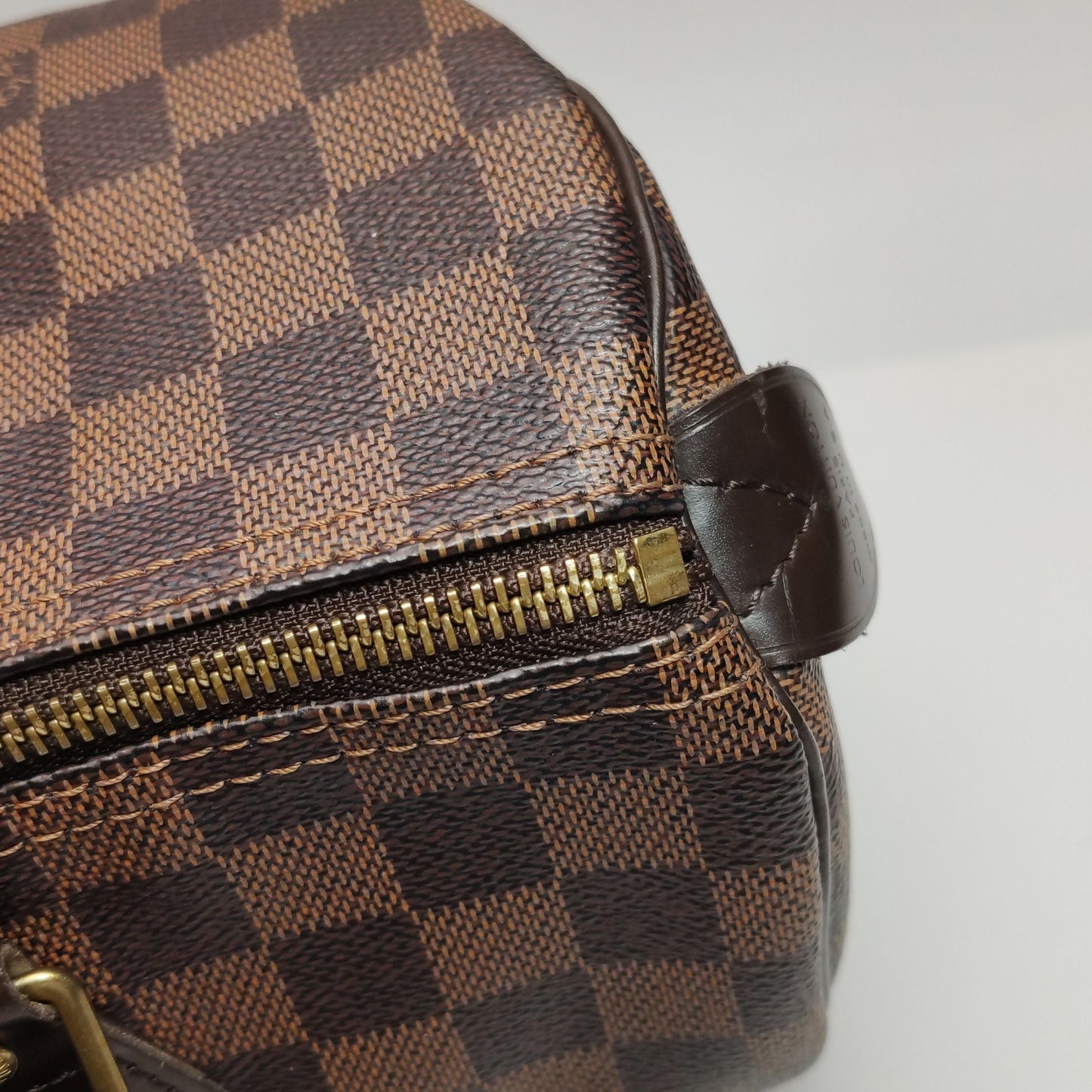 Preloved GLM-Speedy 30 Damier Canvas Boston Bag 250324781119320