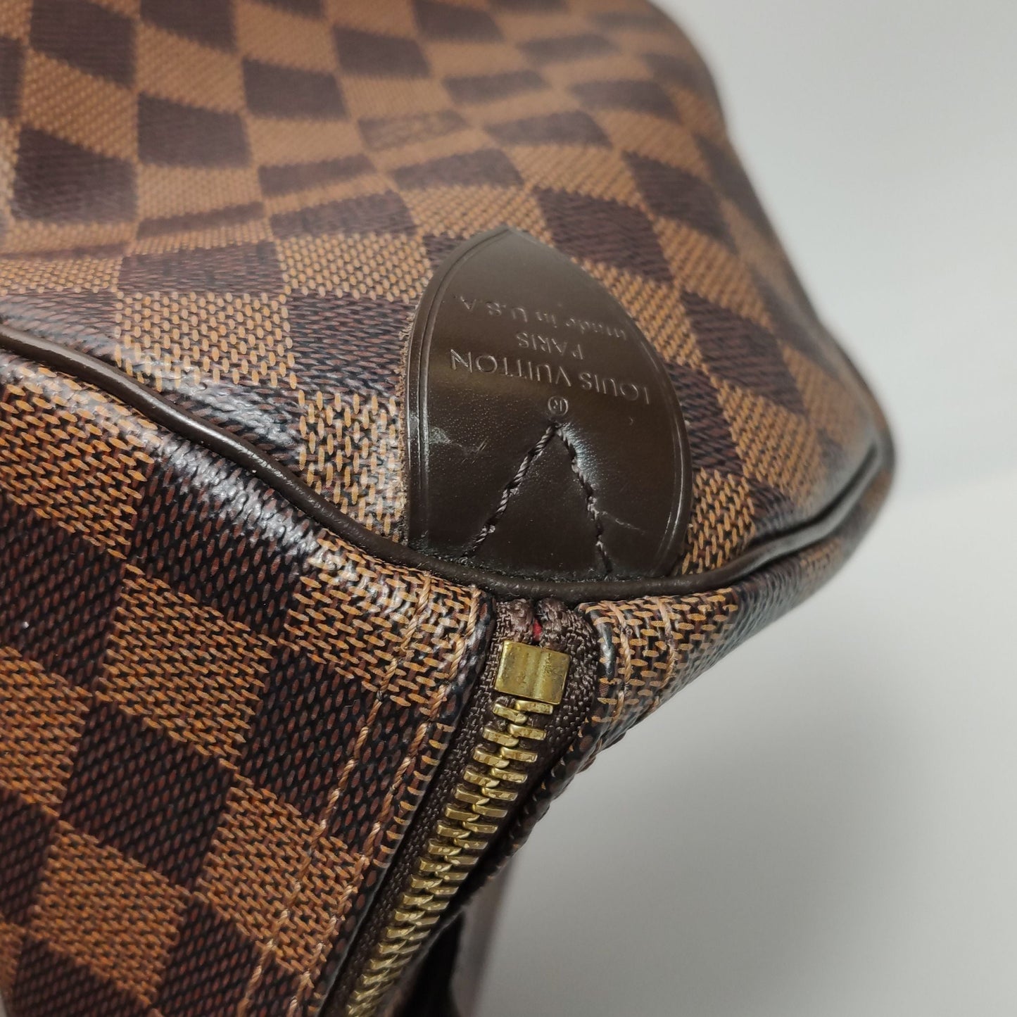 Preloved GLM-Speedy 30 Damier Canvas Boston Bag 250324781119320
