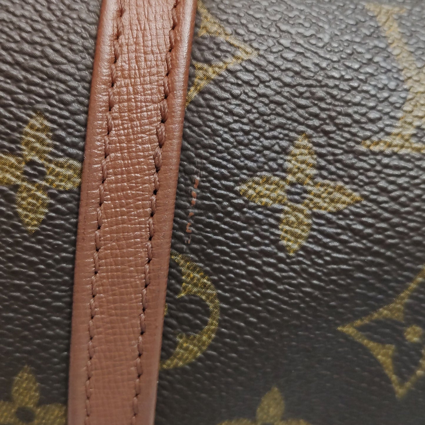 Preloved GLM-Papillon Large Monogram Canvas Round Bag Handbag 250325781120535