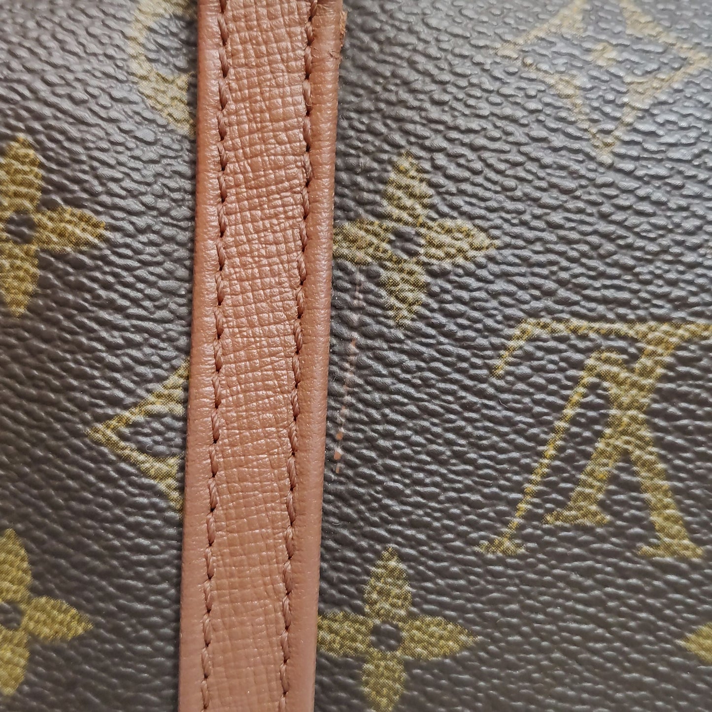 Preloved GLM-Papillon Large Monogram Canvas Round Bag Handbag 250325781120535