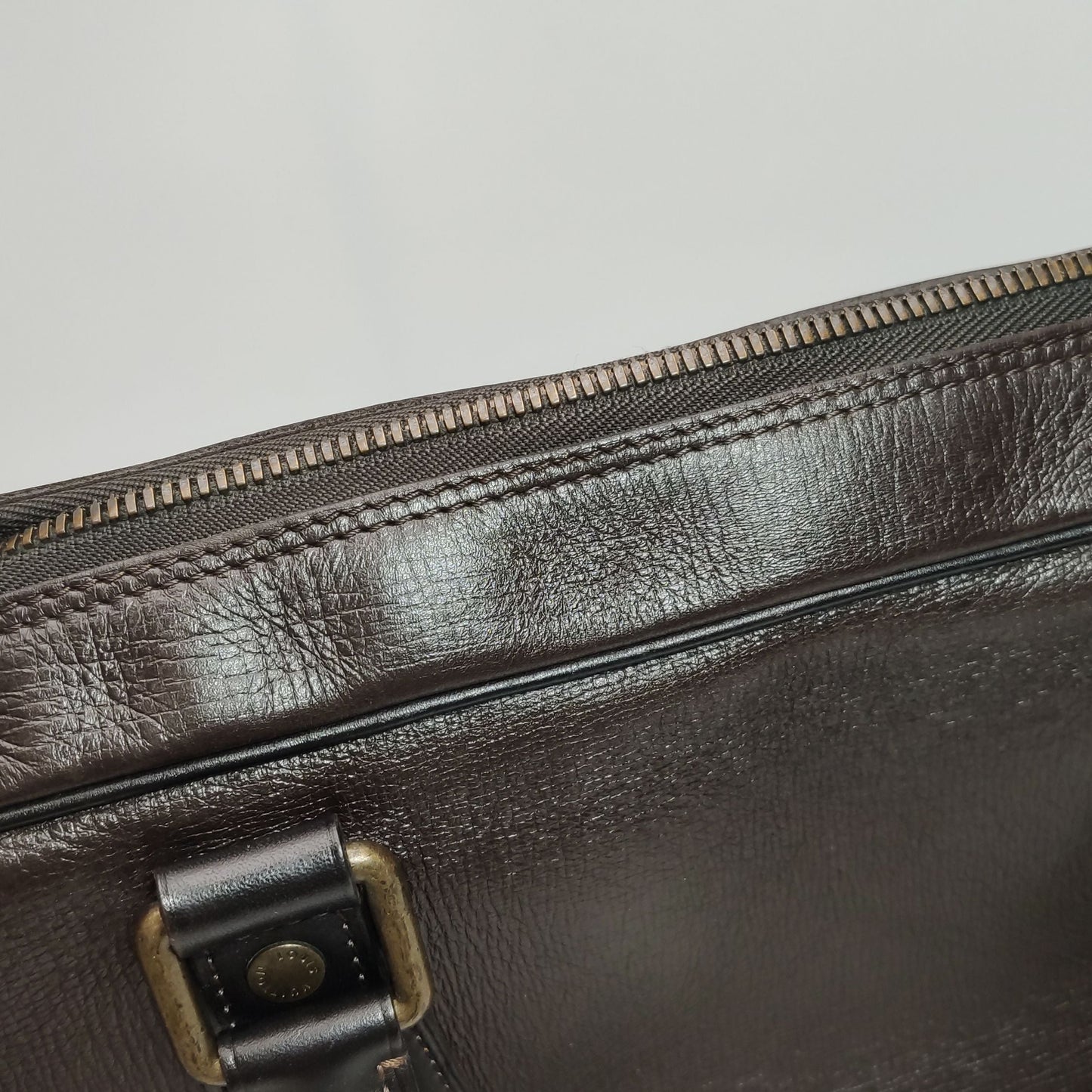Preloved GLM-Leather Zip Crossbody Shoulder Bag 250324781119236