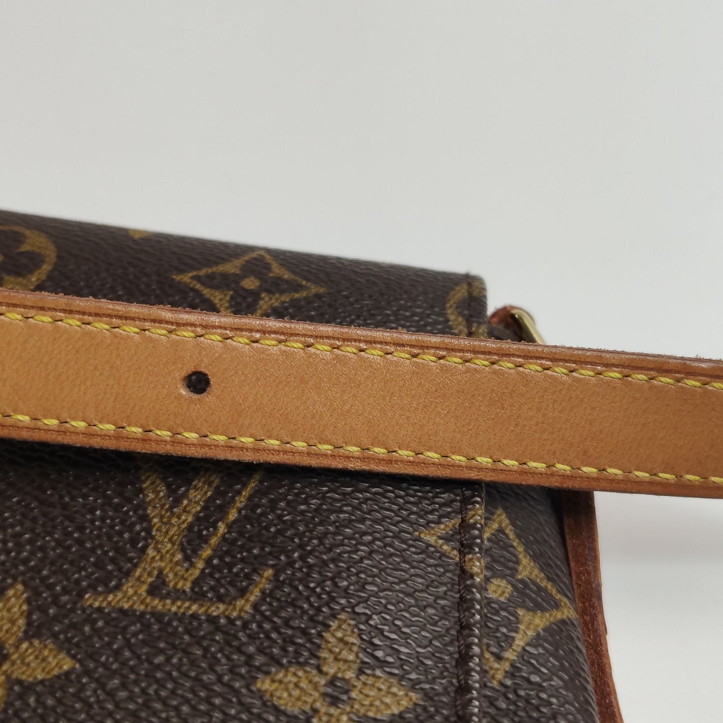 Preloved GLM-Musette Wangfei Bag Monogram Print Flap Shoulder Bag 250323781116801