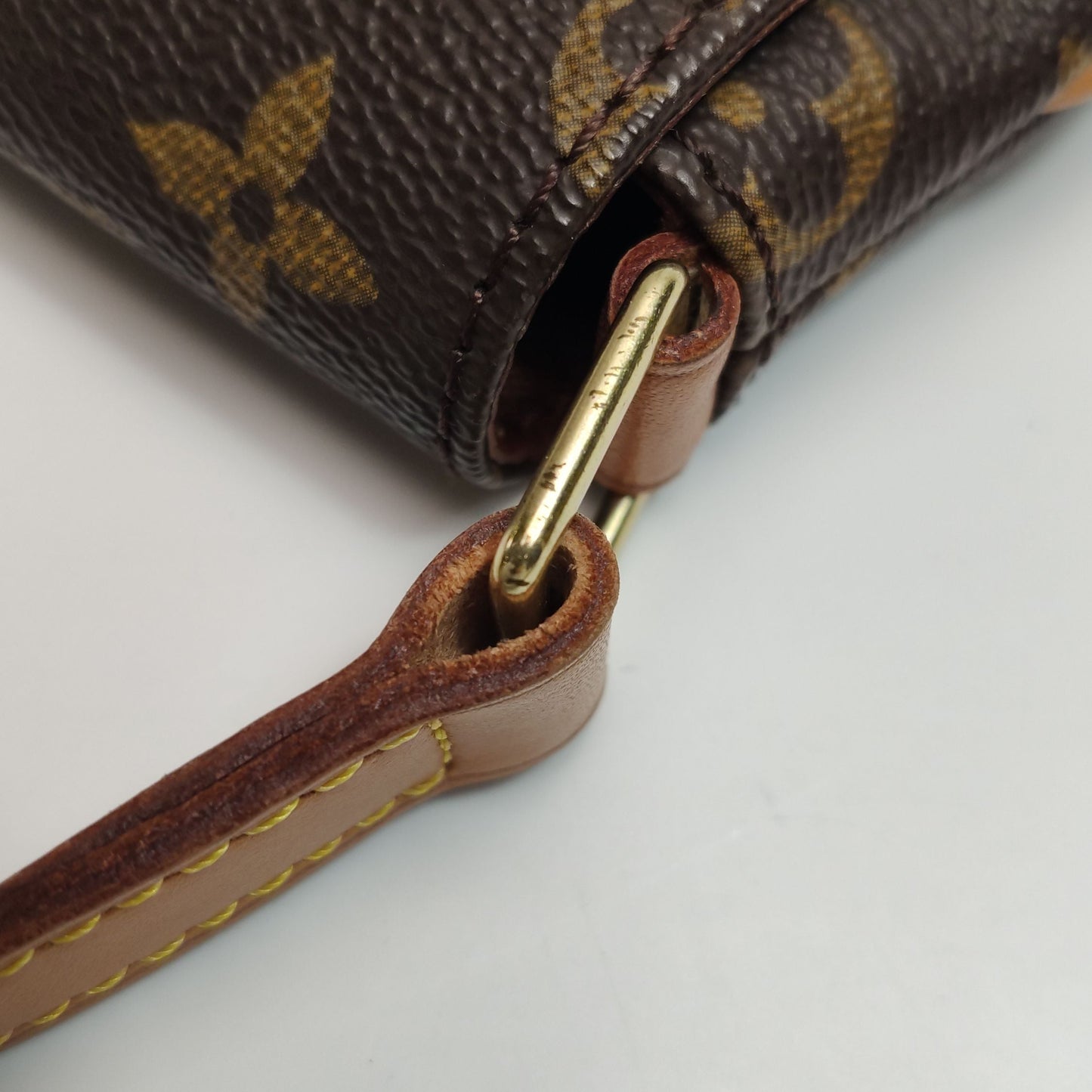Preloved GLM-Musette Wangfei Bag Monogram Print Flap Shoulder Bag 250323781116801