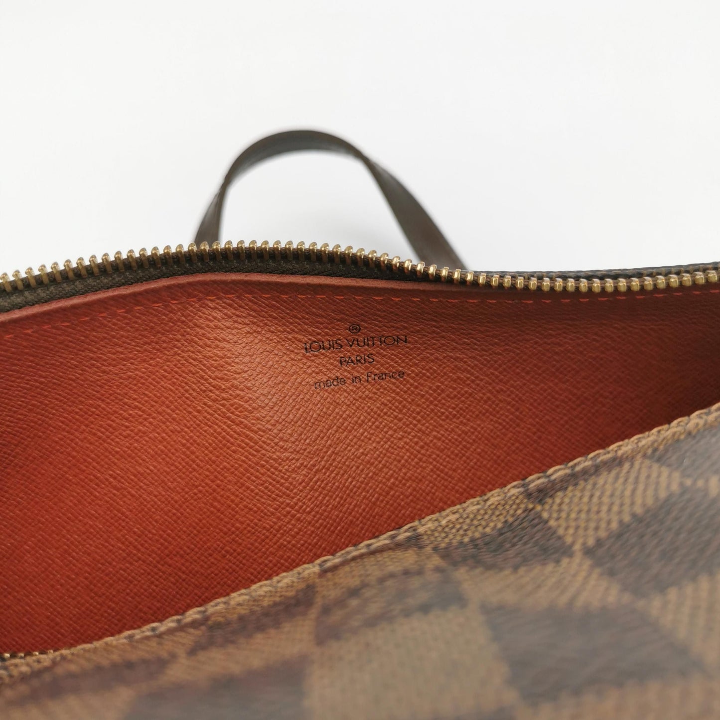 Preloved GLM-Papillon Medium Checkerboard Round Barrel Handbag 250325781120492