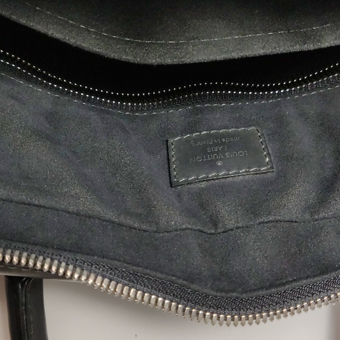 Preloved GLM-Porte Documents Leather Checkerboard Logo Briefcase Handbag 250322781115994