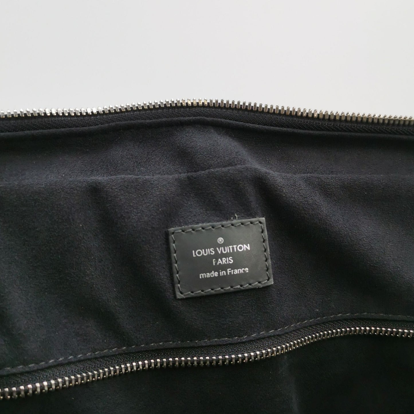 Preloved GLM-Porte Documents Leather Checkerboard Logo Briefcase Handbag 250322781115994