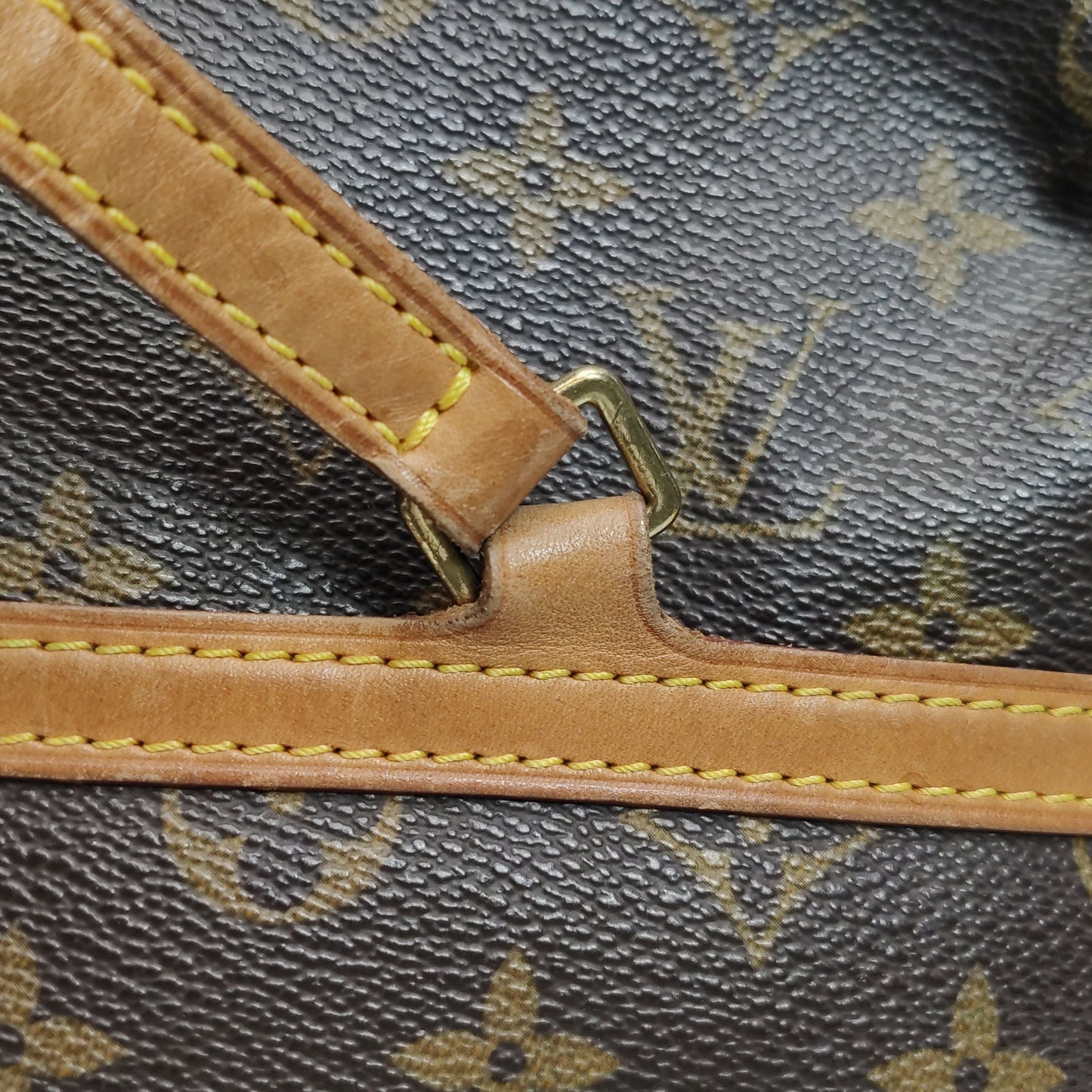 Preloved GLM-Sac Coussin Monogram Print Reinforced Corners Shopping Bag Shoulder Bag 250320781112776