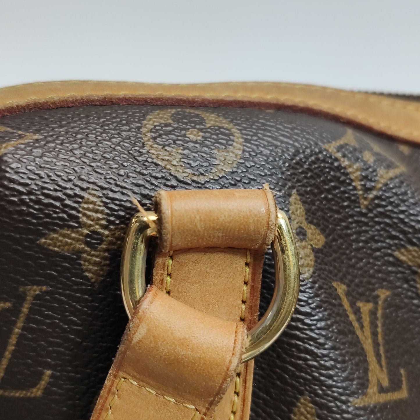 Preloved GLM-Stresa Monogram Print Buckle Shoulder Bag 250320781112778