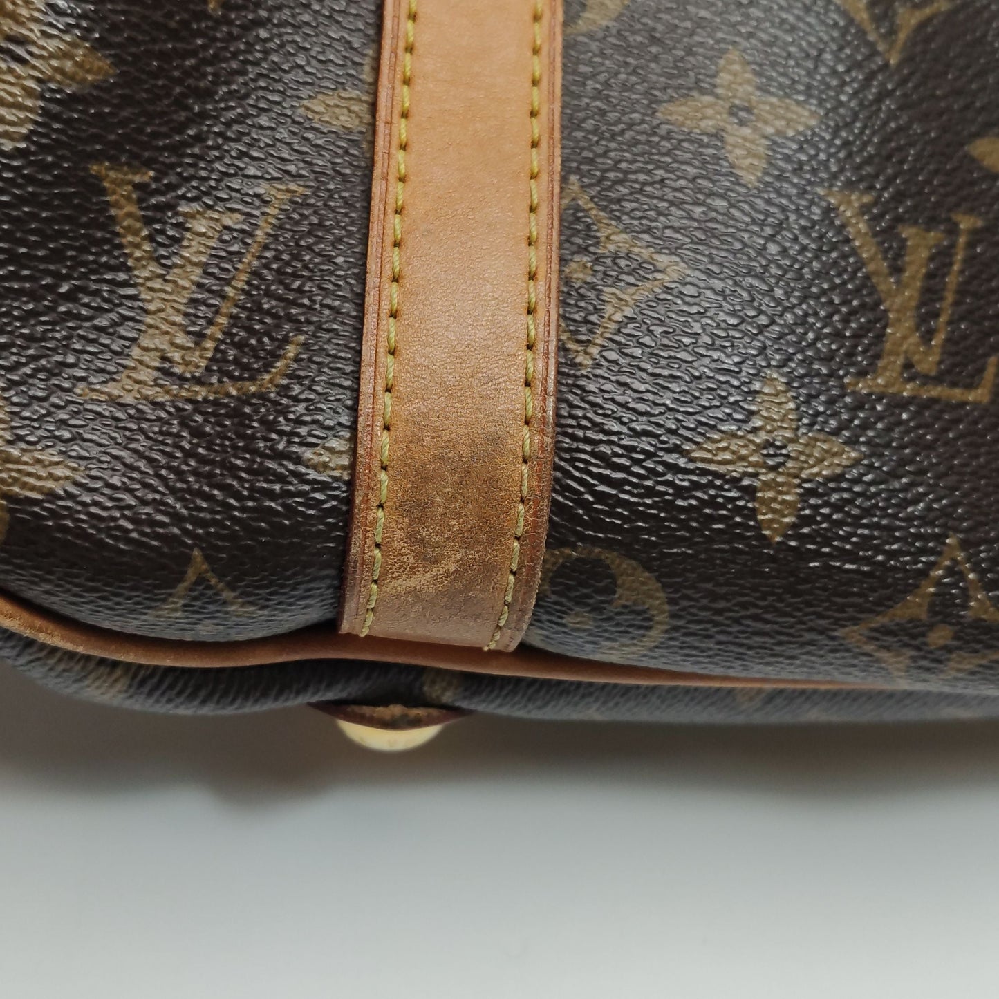 Preloved GLM-Stresa Monogram Print Buckle Shoulder Bag 250320781112778