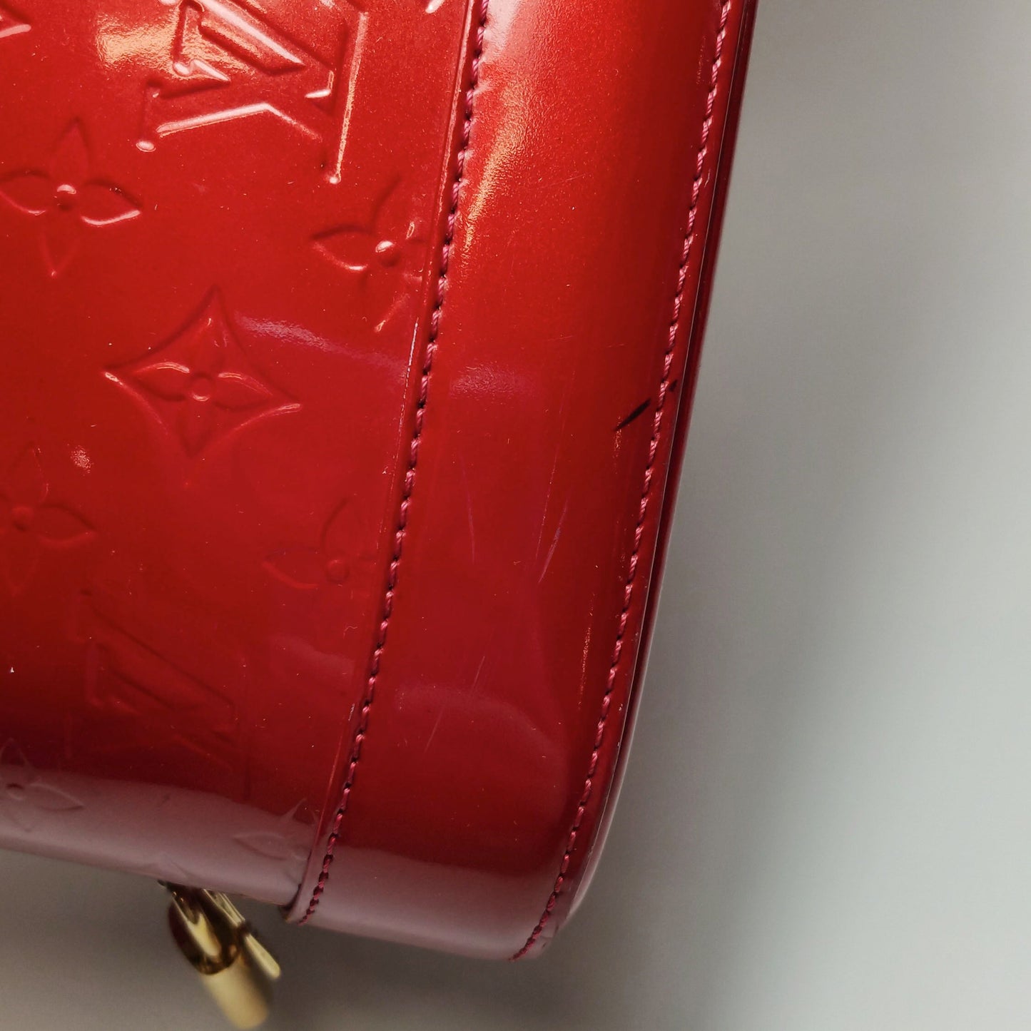 Preloved GLM-Alma Large Patent Leather Monogram Shell Handbag 037852100206