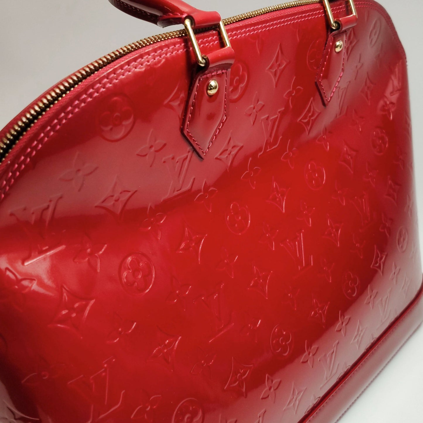 Preloved GLM-Alma Large Patent Leather Monogram Shell Handbag 037852100206