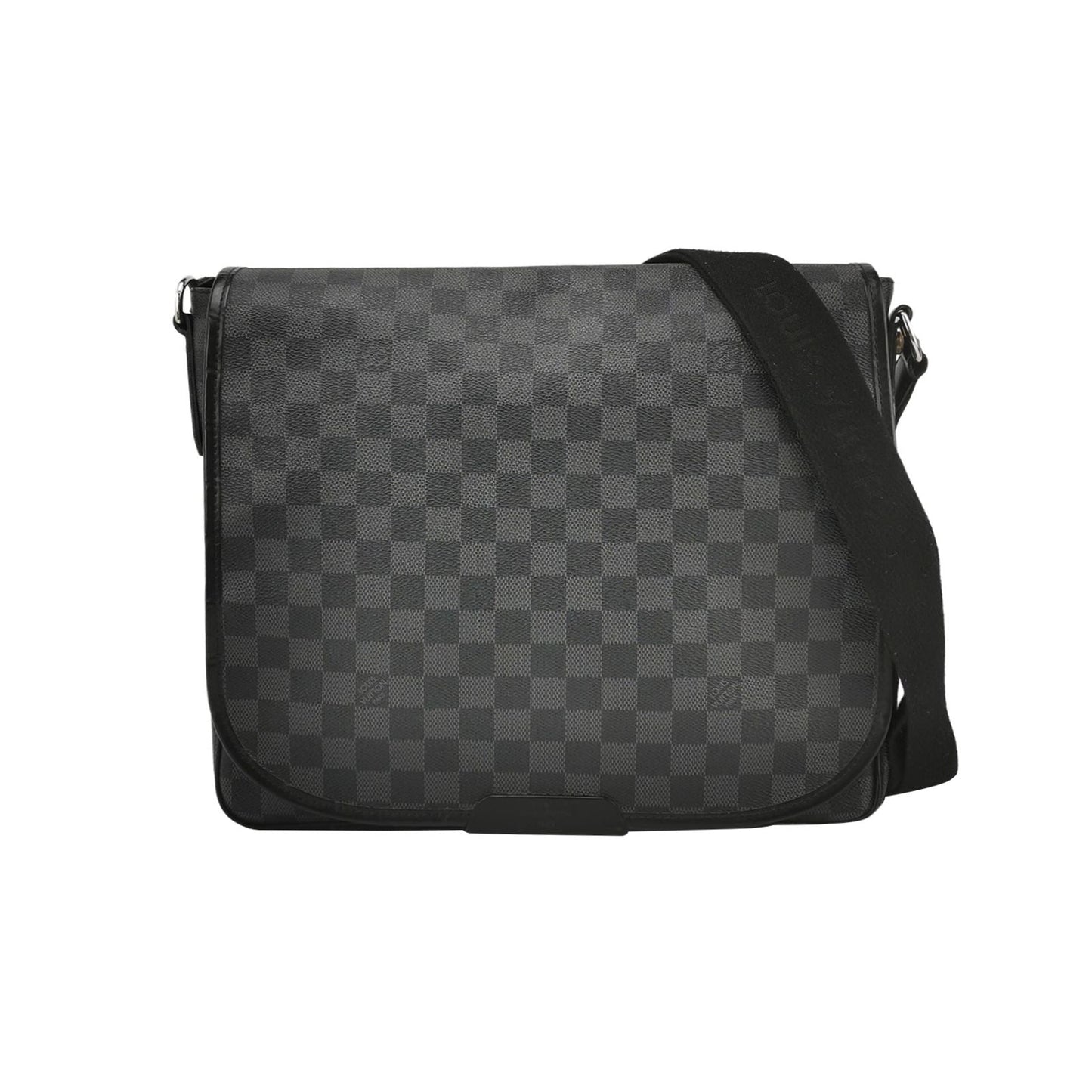 Preloved GLM-Checkered Flap Messenger Bag 250319781111390
