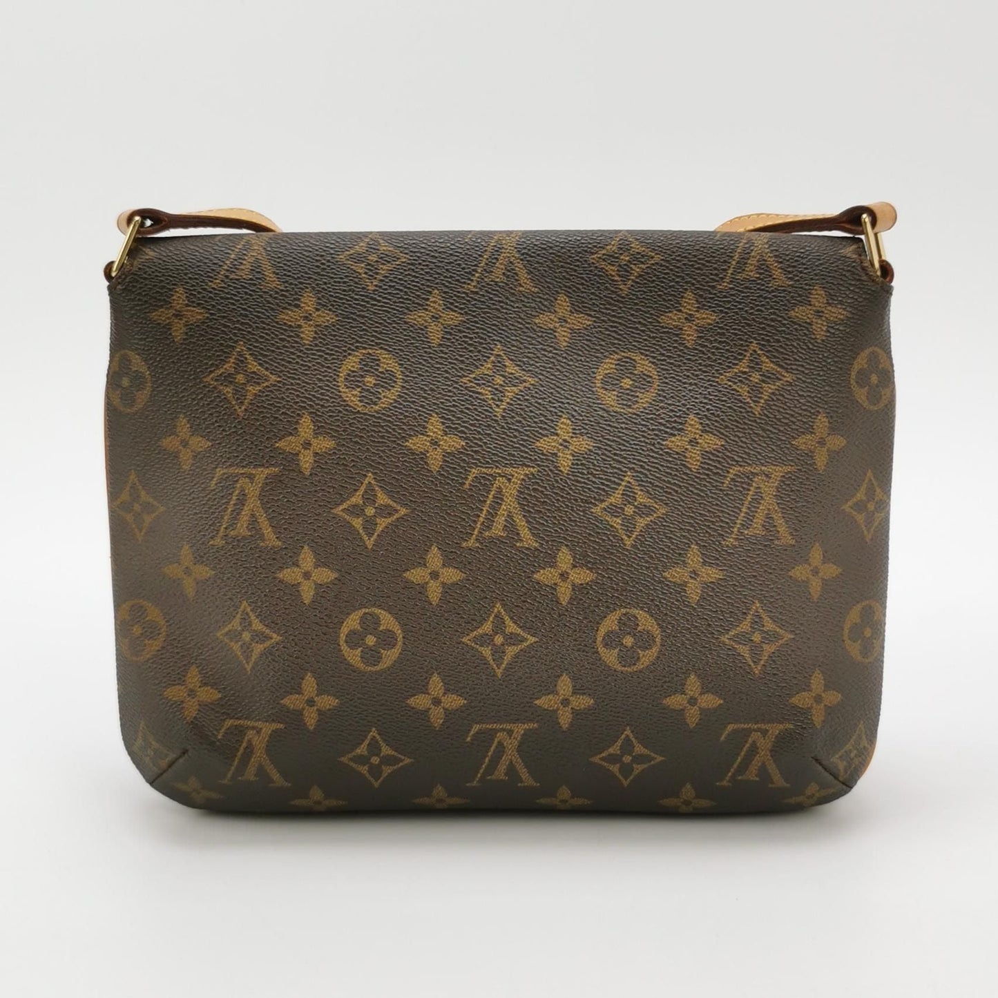 Preloved GLM-Musette Wangfei Bag Monogram Print Flap  Shoulder Bag 250313781103626