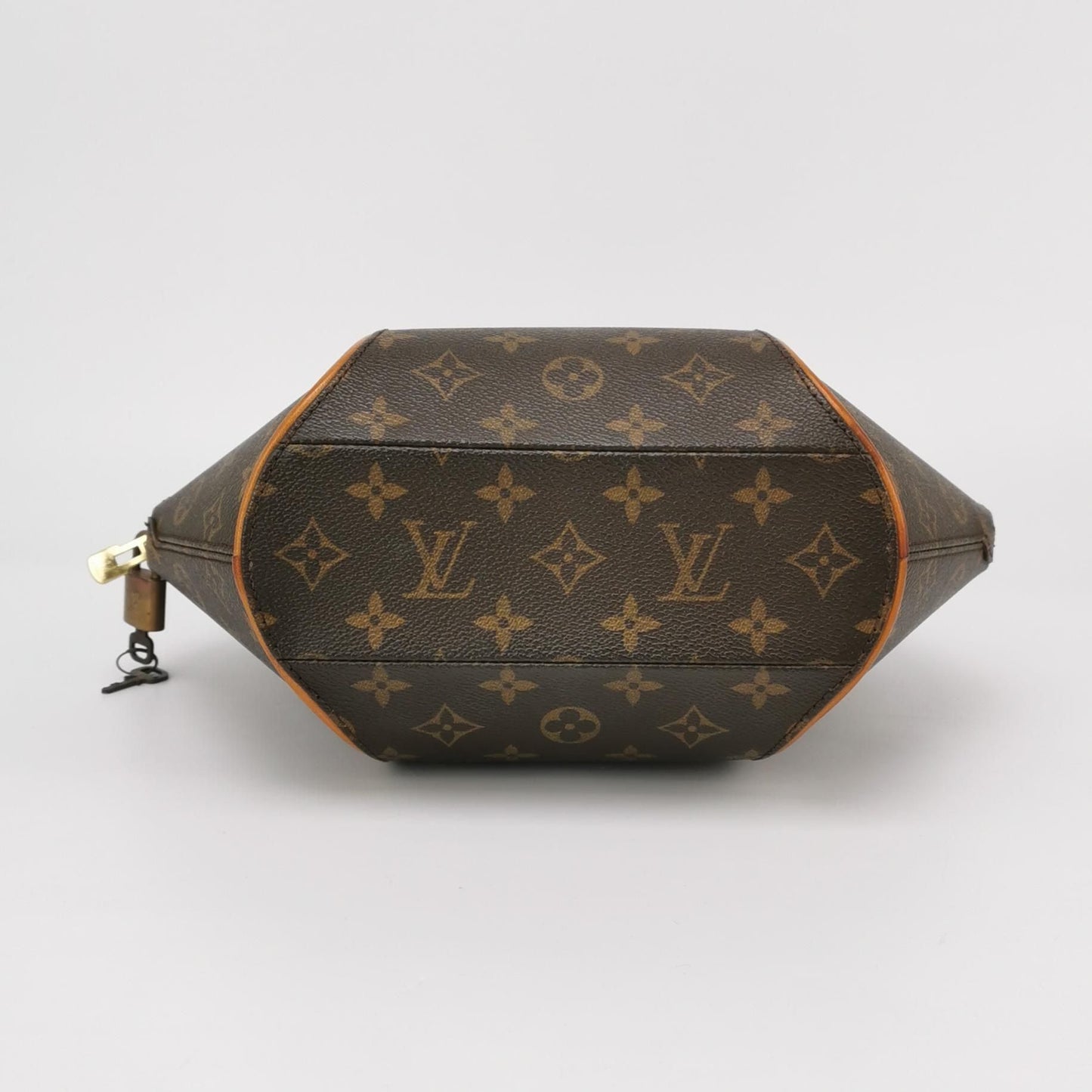 Preloved GLM-Ellipse Bag Monogram Print Vegetable Tanned Leather  Handbag 250313781102999