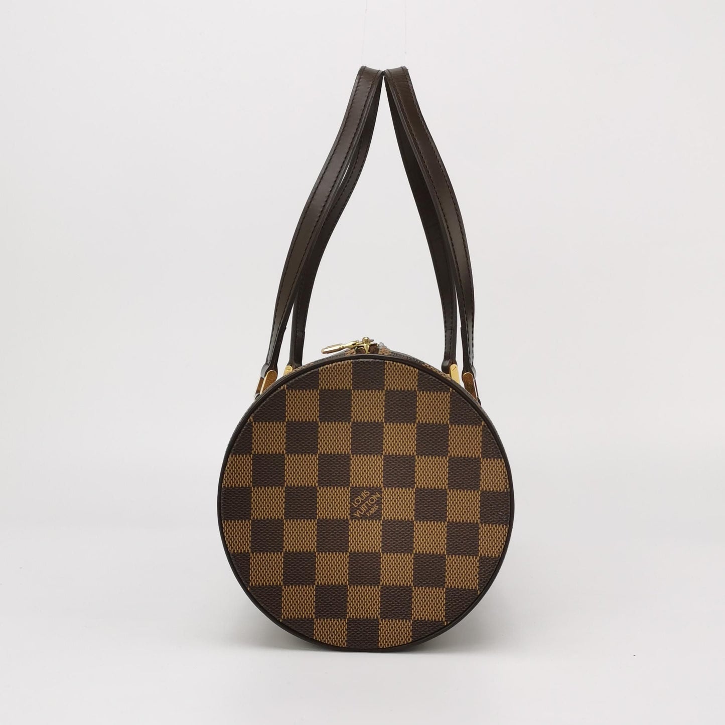 Preloved GLM-Papillon Large Checkerboard Canvas Shoulder Bag 250313781102994