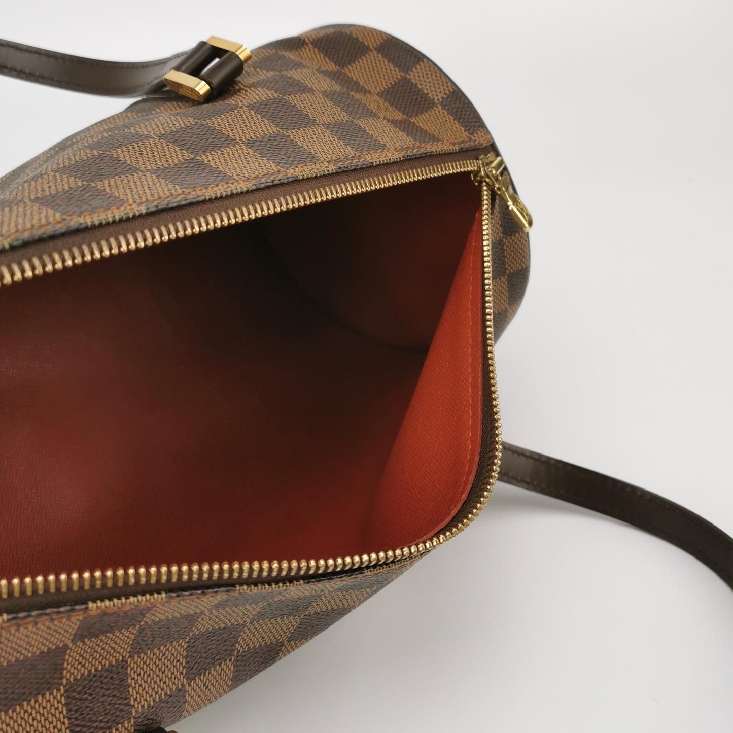 Preloved GLM-Papillon Large Checkerboard Canvas Shoulder Bag 250313781102994