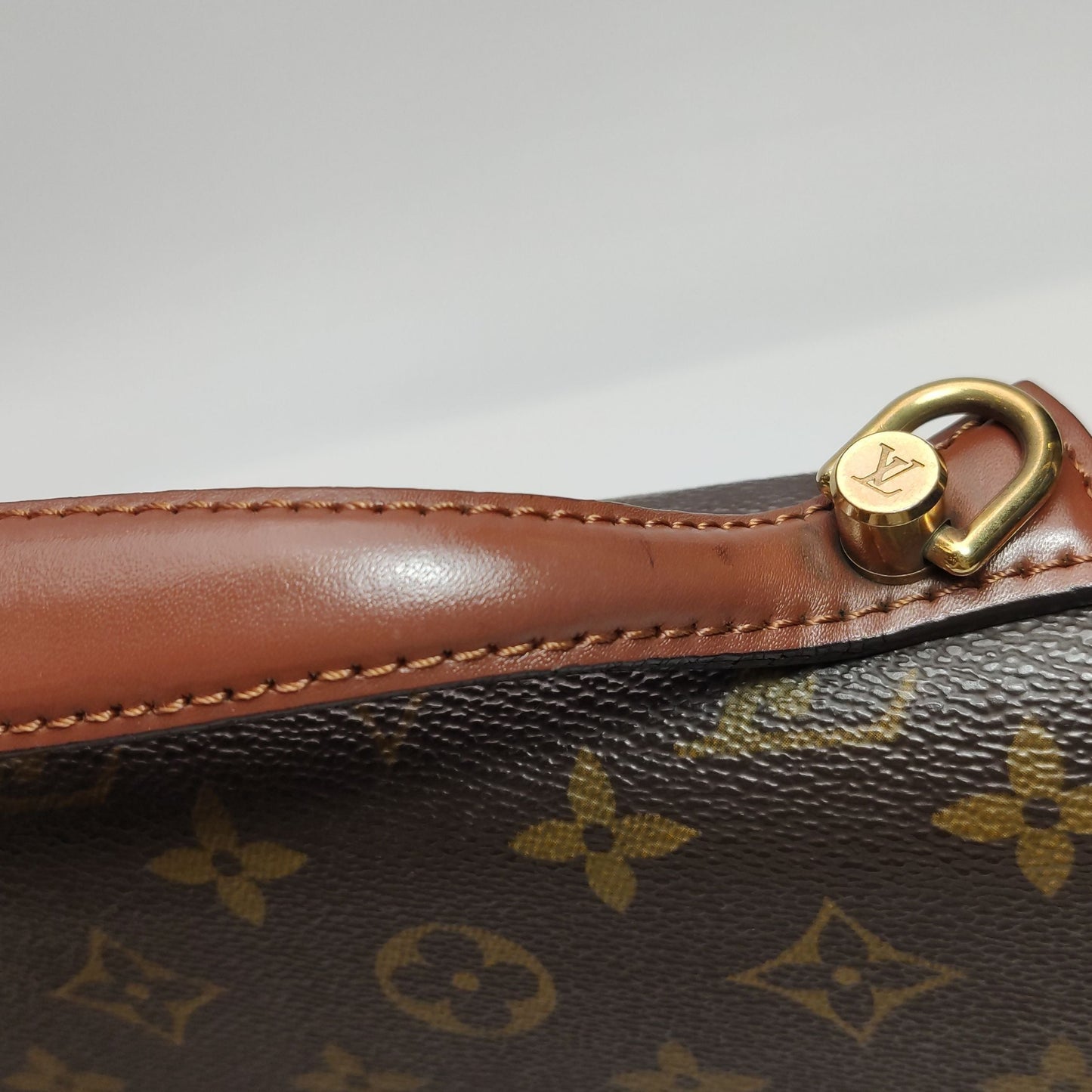 Preloved GLM-Monceau Small Monogram S-lock Crossbody Shoulder Bag 250313781103008