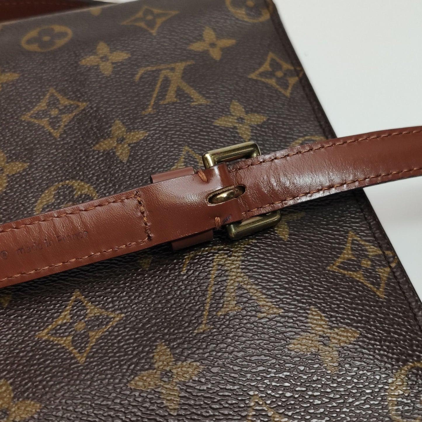 Preloved GLM-Monceau Small Monogram S-lock Crossbody Shoulder Bag 250313781103008